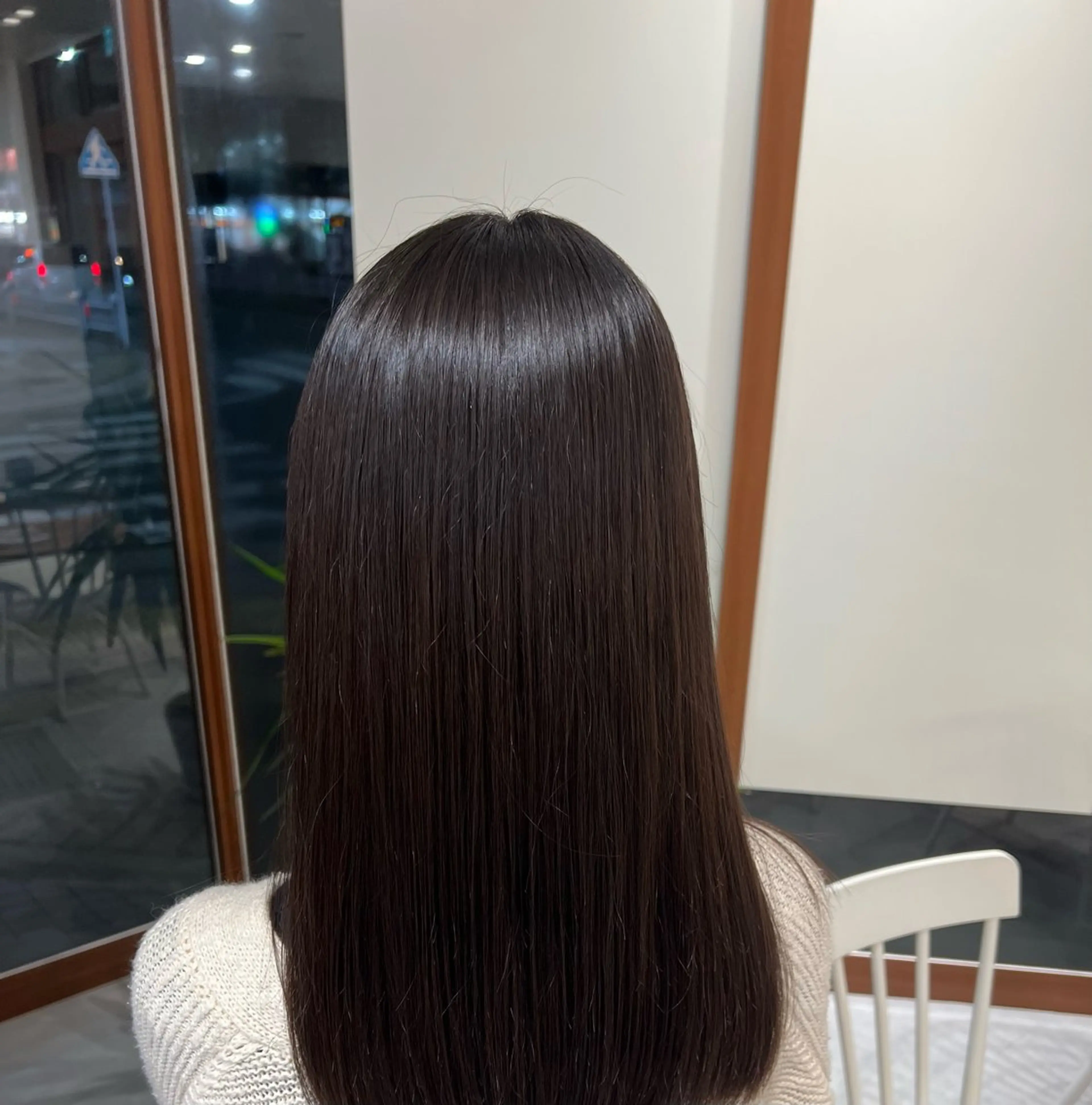 毛量調整◎(毛量、広がりが気になる)+補修トリートメントの写真