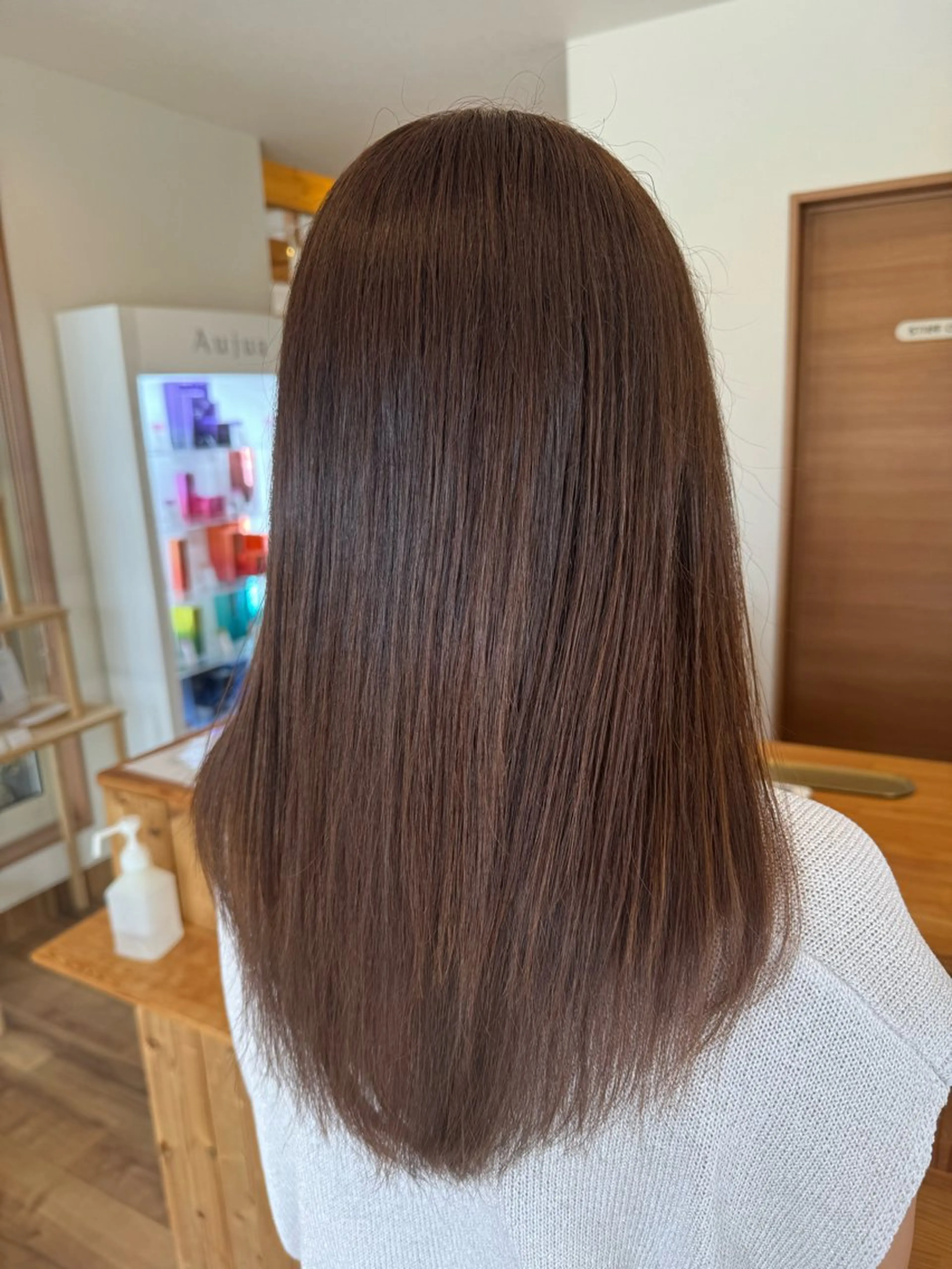 セミロング カット ヘアカラー トリートメント Claire 【クレール】所属・富山駅徒歩8分/ 透明感カラーみきやのヘアスタイル