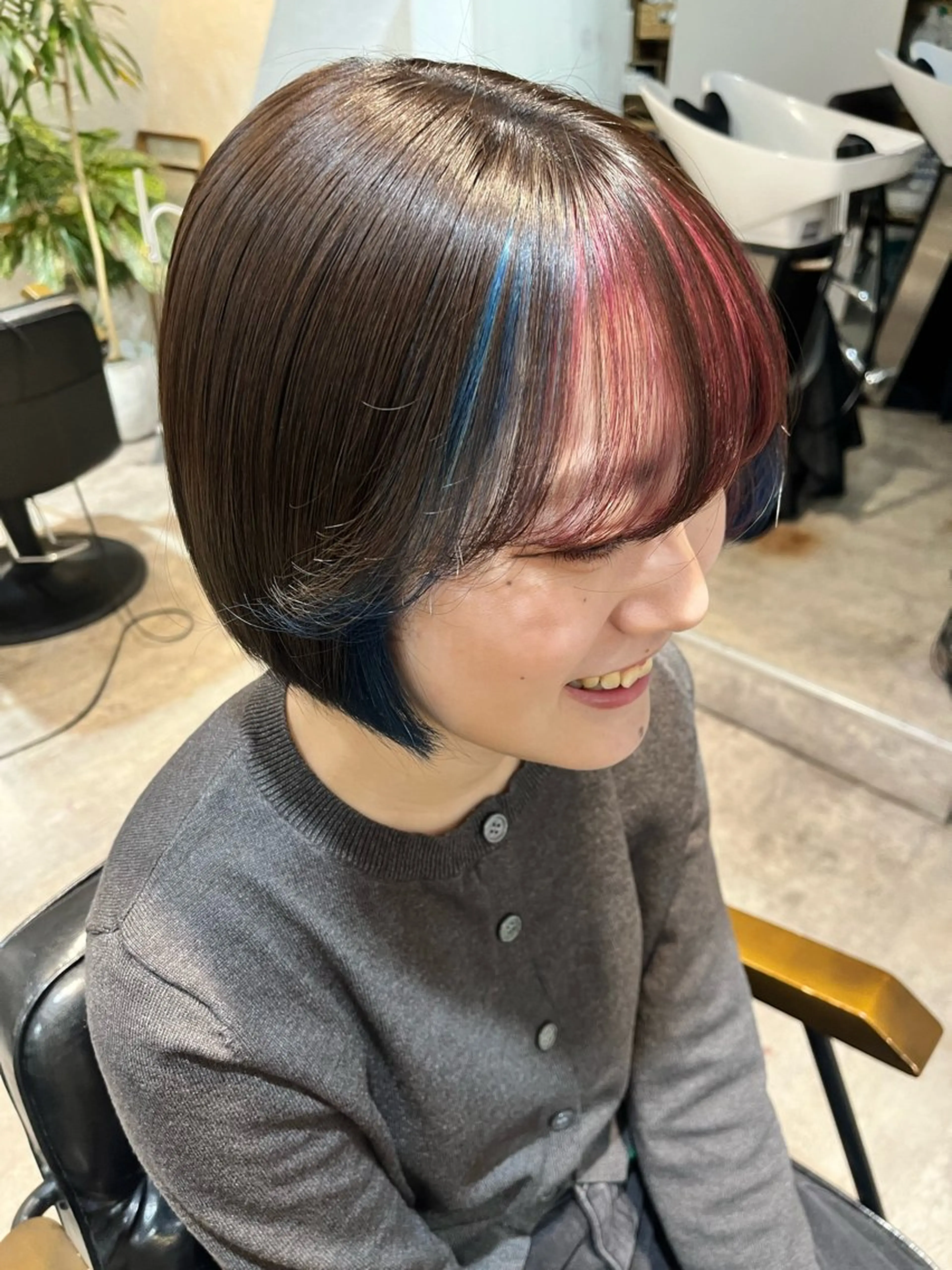 ショート カラー 新宿/髪質改善 艶カラー👶Renaのヘアスタイル