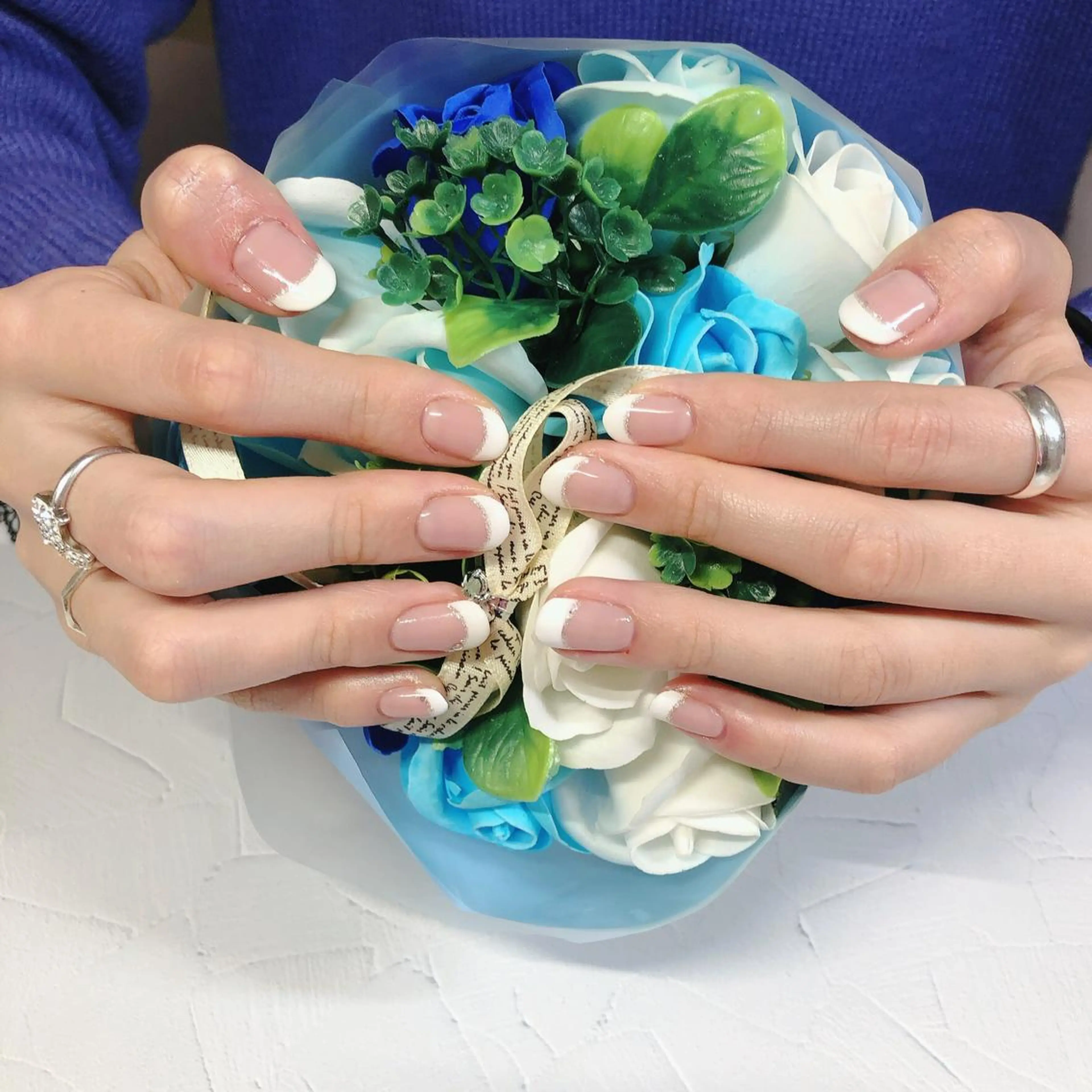 ネイル フレンチネイル 奥園 良恵のネイルデザイン