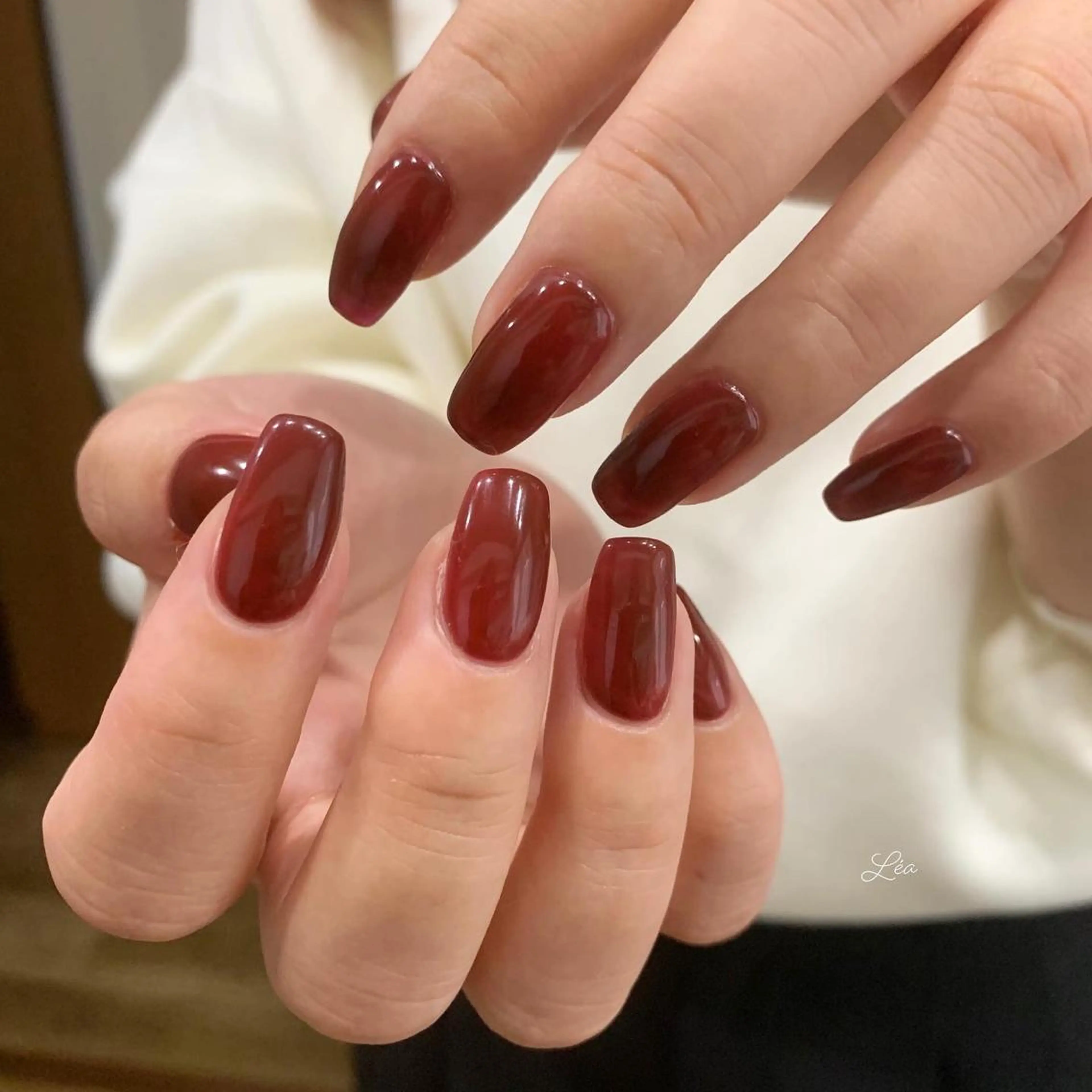 ネイル ジェルネイル パラジェル ソフトジェル Léa nailのネイルデザイン