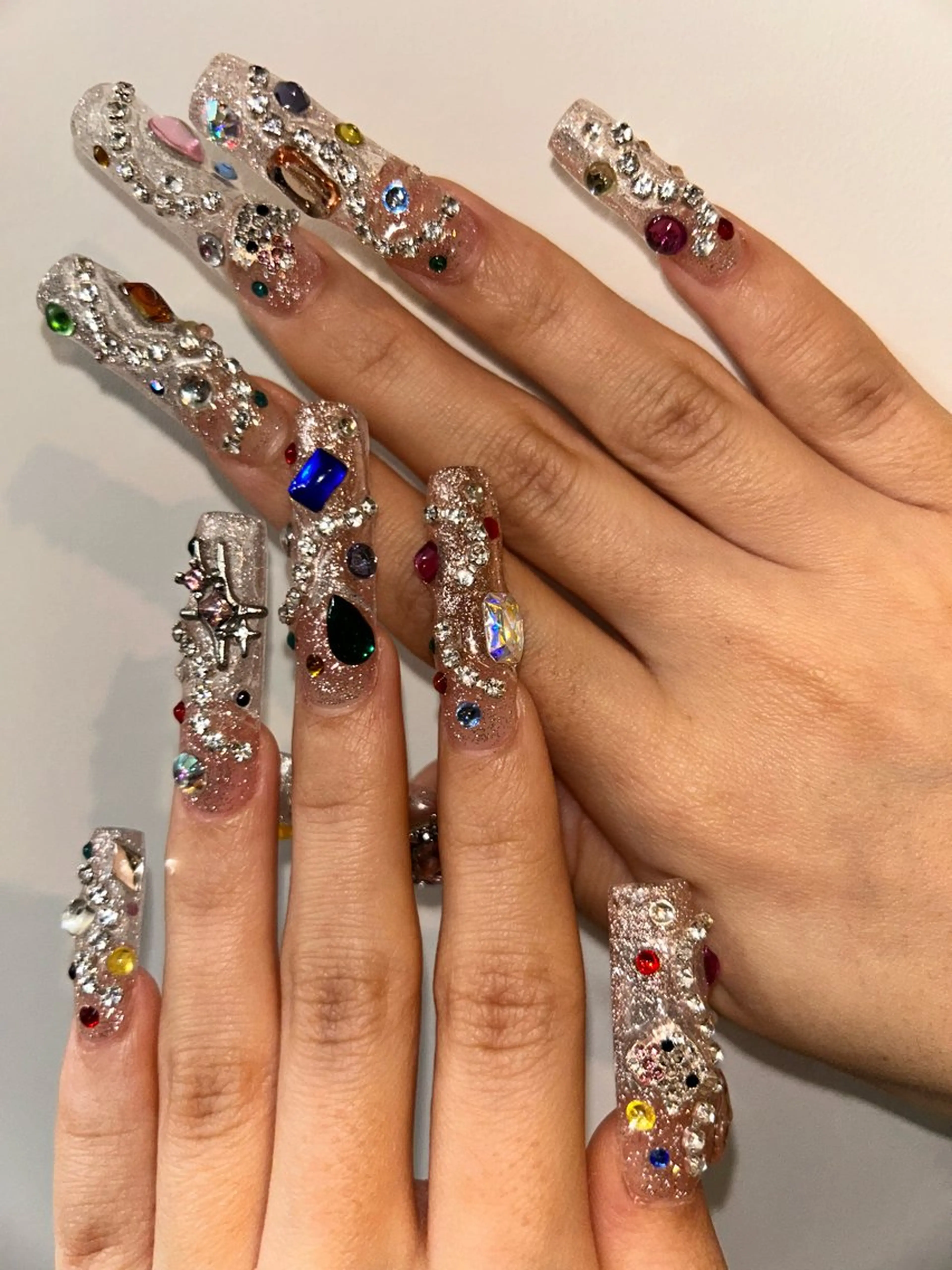 ネイル 長さ出し ハンドネイル h1rk nailのネイルデザイン