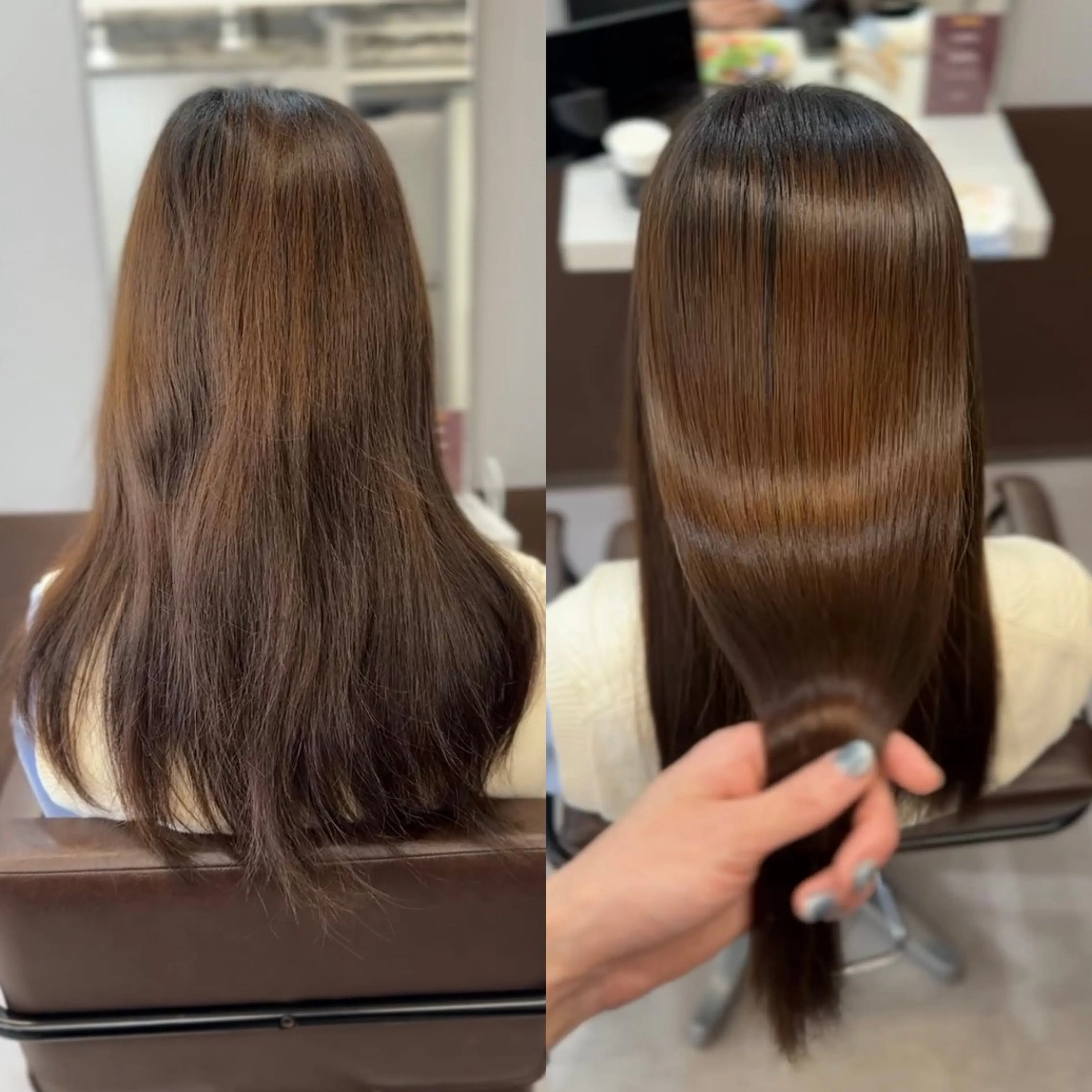 セミロング 縮毛矯正 💎艶髪💎縮毛矯正 /髪質改善/ひかるのヘアスタイル