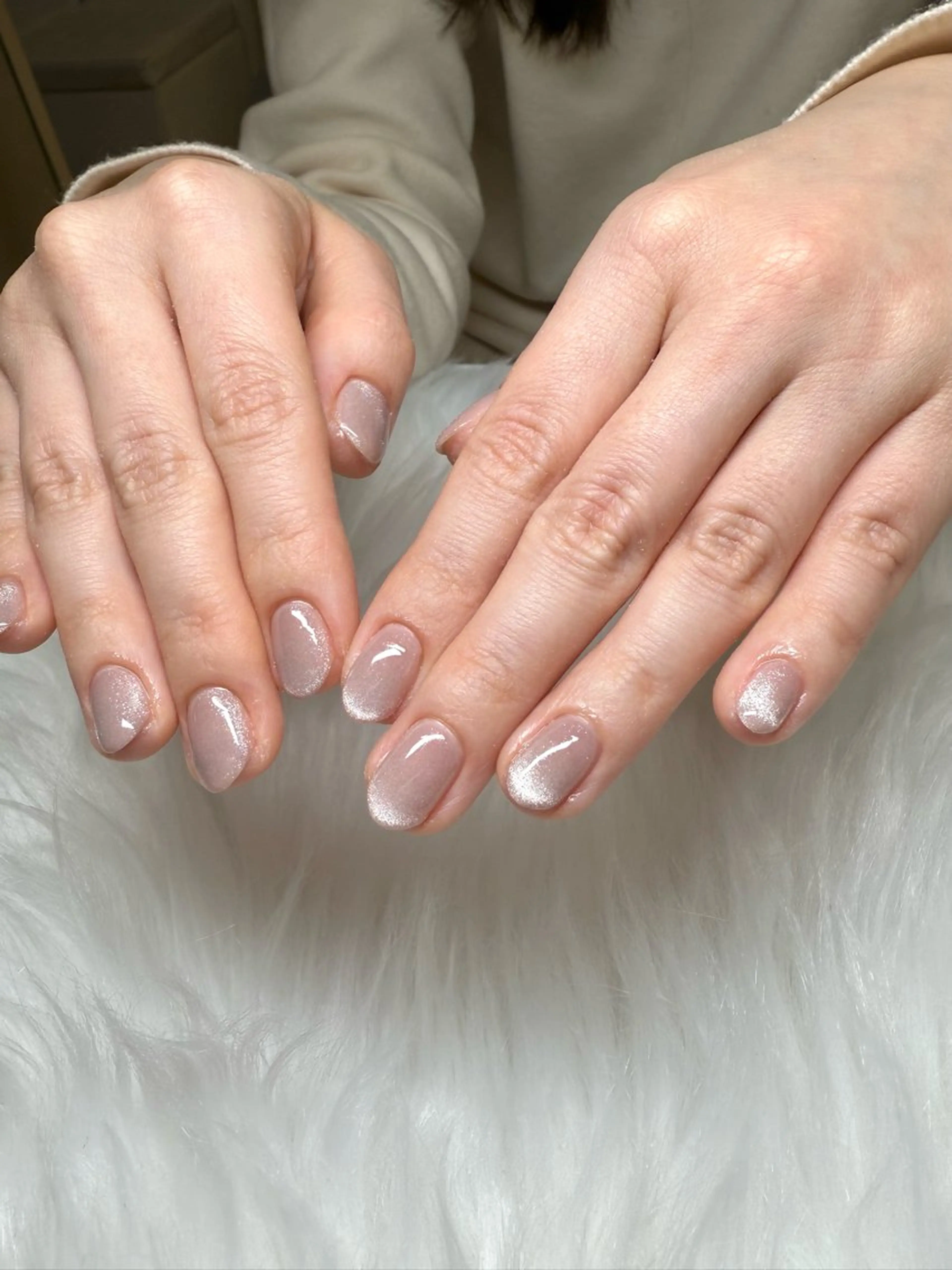 ネイル マグネットネイル マグネットワンカラー ワンカラーネイル myu- nail salonのネイルデザイン