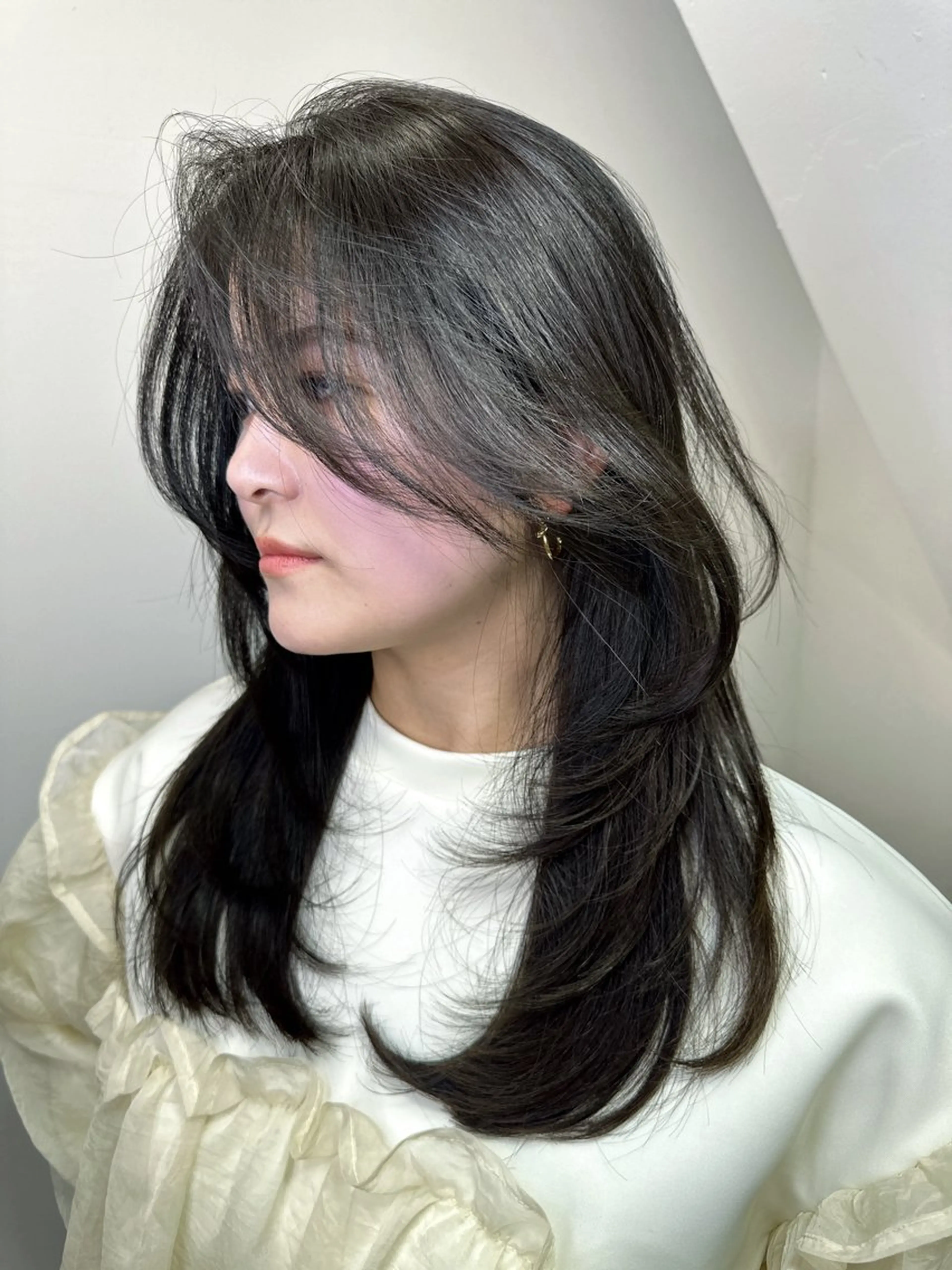 ロング カラー カット ヘアカラー トリートメント ワンホンヘア ケラチン/Kaitoのヘアスタイル