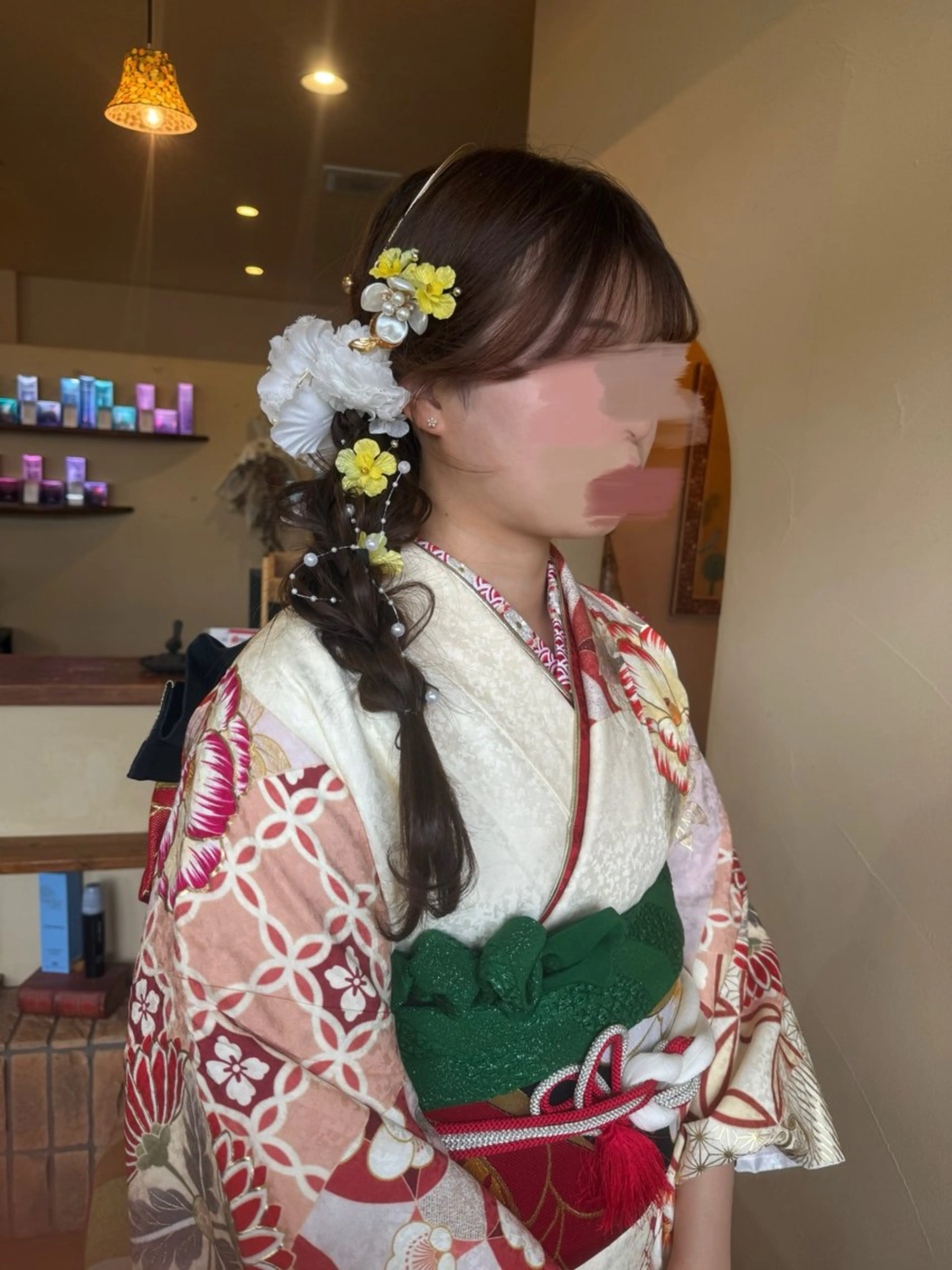 ロング ヘアアレンジ 鈴木 未歩のヘアスタイル