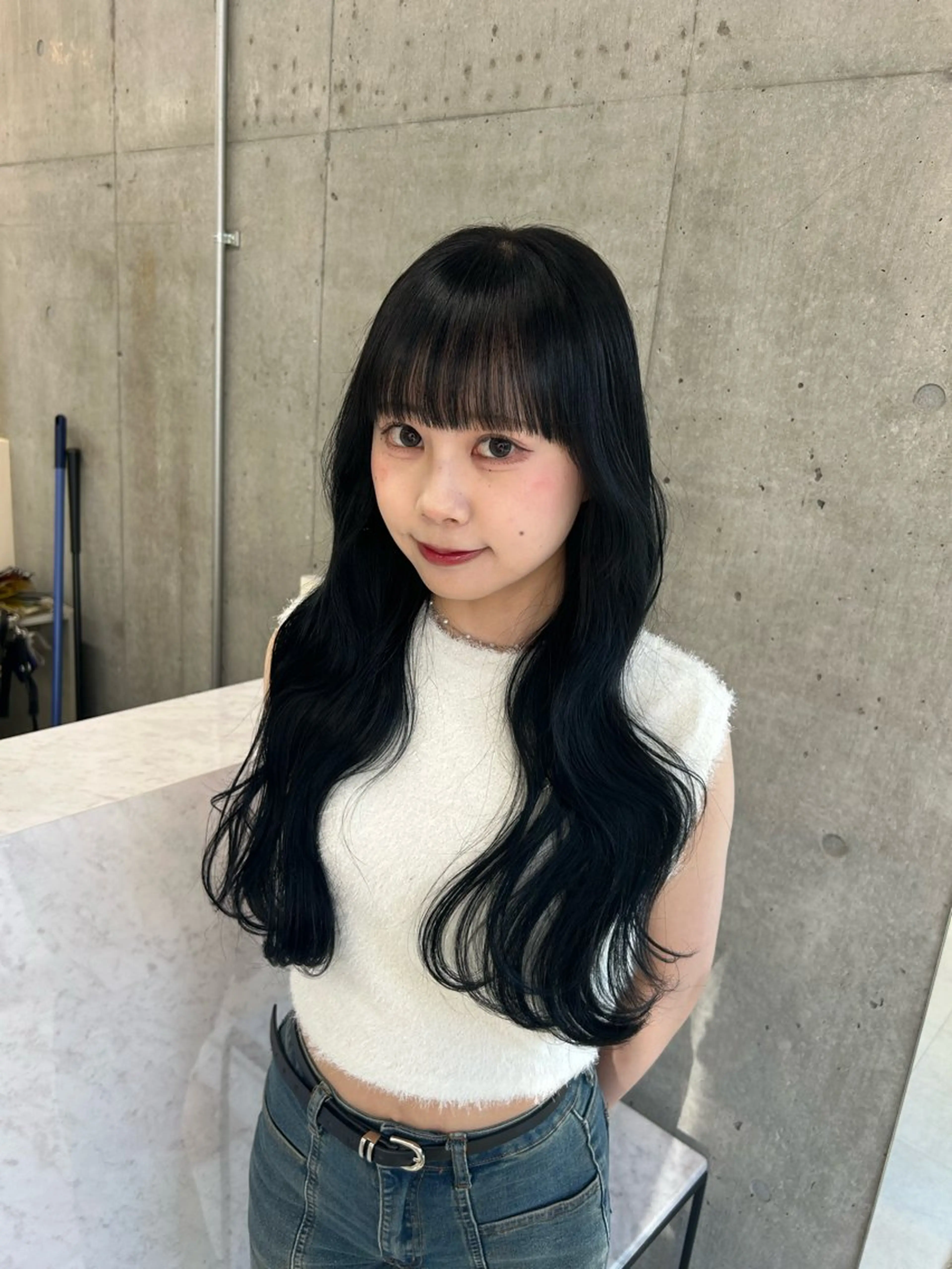 ロング カット ヘアカラー トリートメント Lomalia Yuuka/42🩵のヘアスタイル