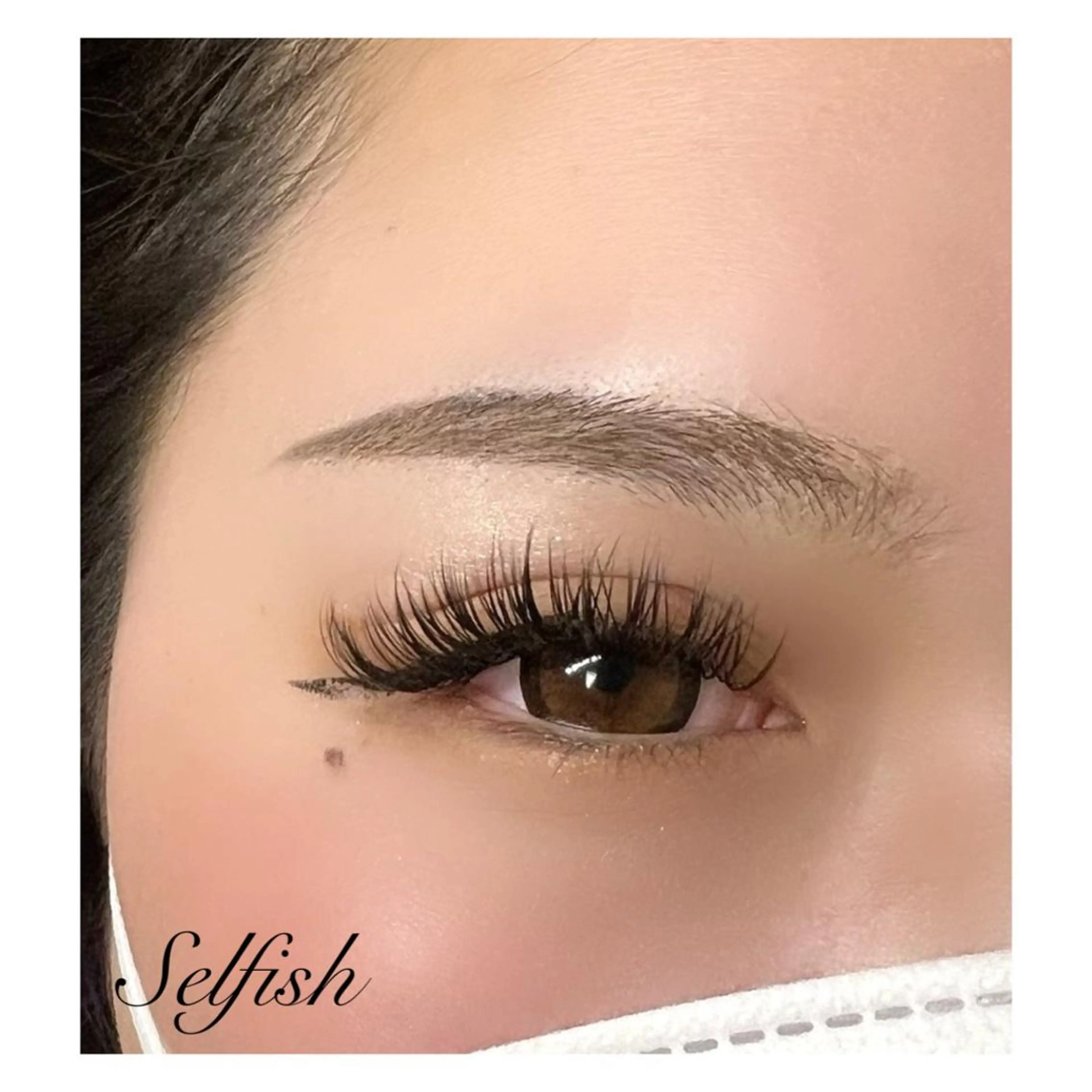 マツエク・マツパ 付け放題 フラットラッシュ マツエク eyelashsalonSelfish所属・. Selfishのマツエク・マツパデザイン