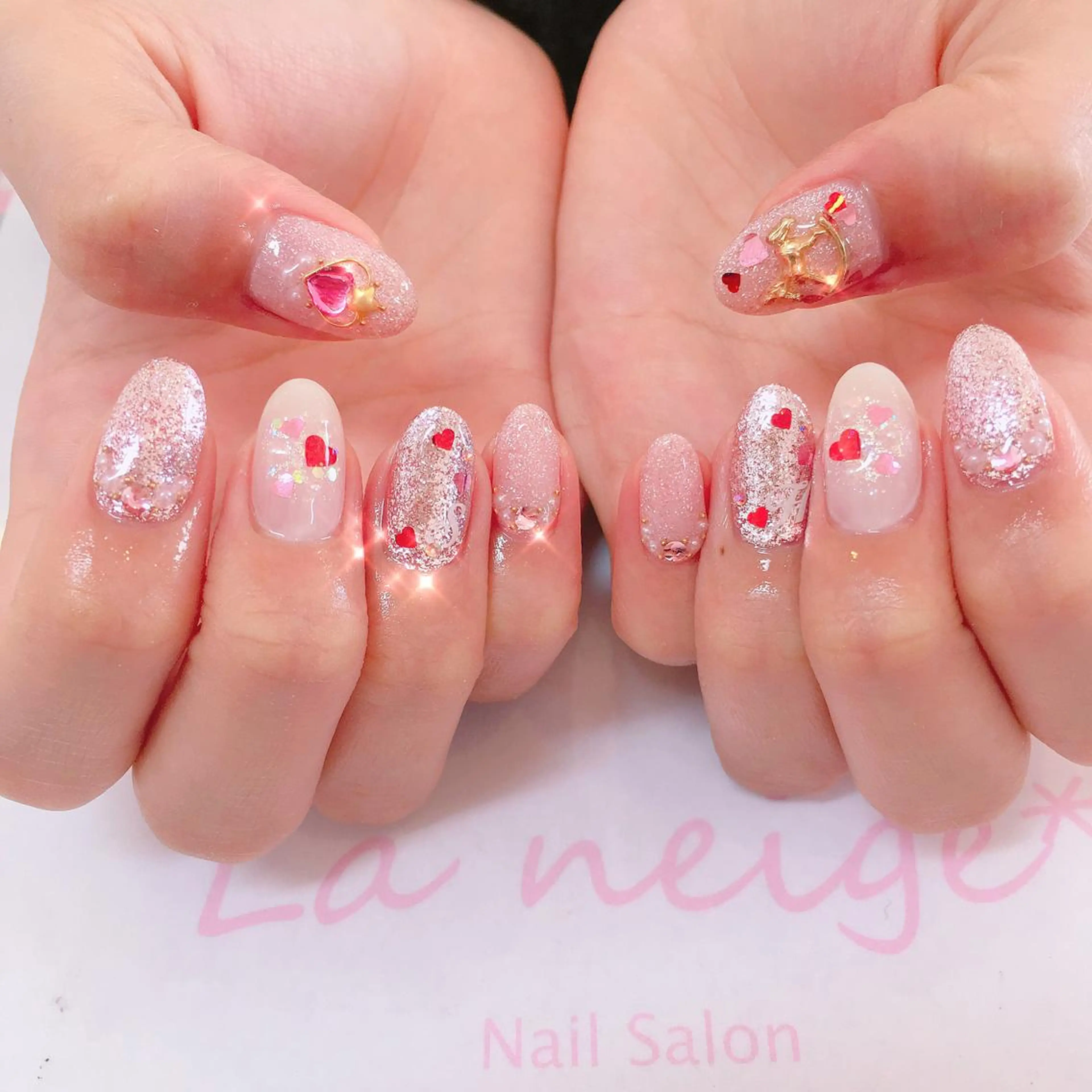 ネイル La neige* yuki 🥯🍑のネイルデザイン