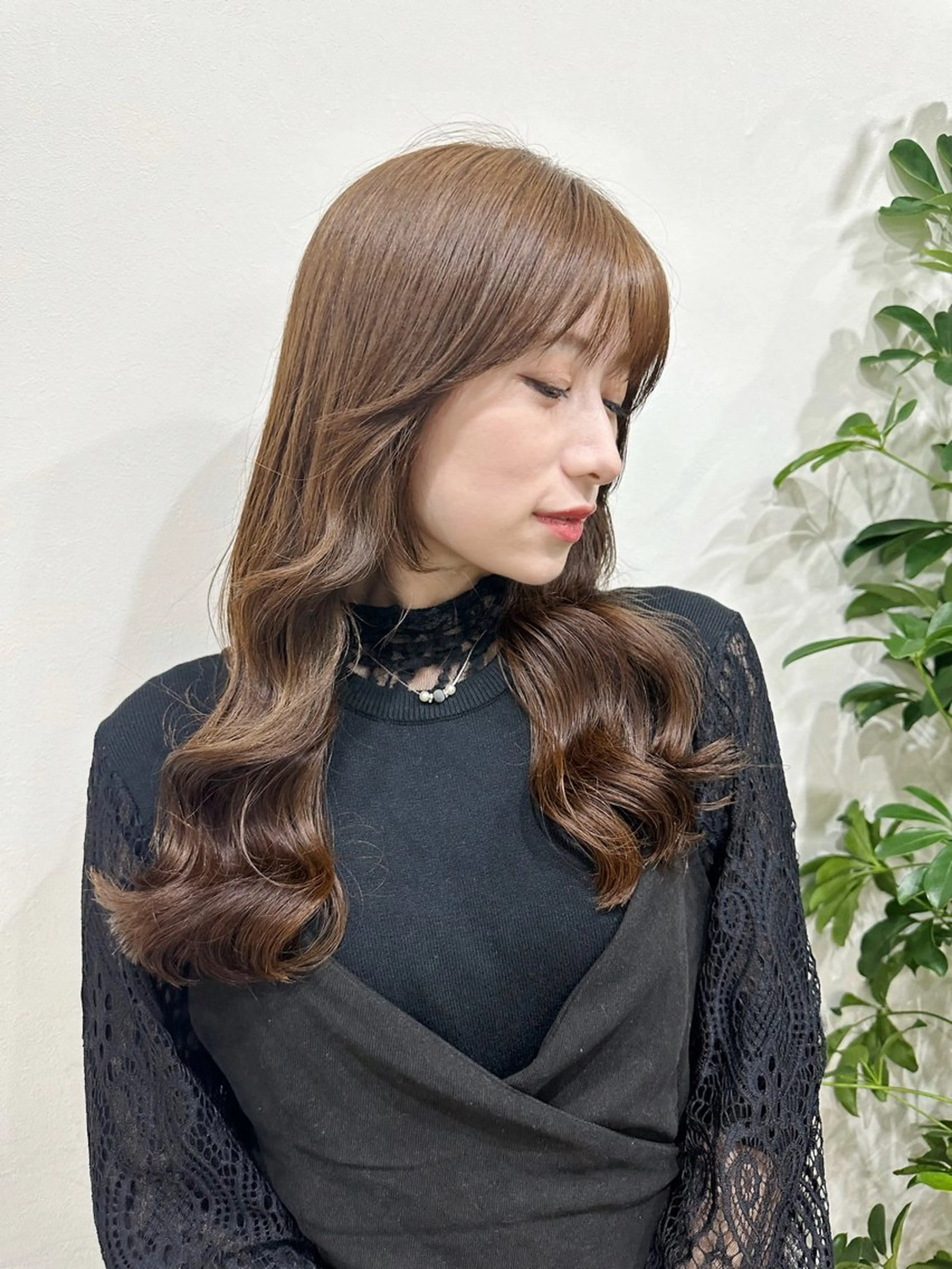 ロング パーマ 韓国風パーマ/ヘア セット/店長みづきのヘアスタイル