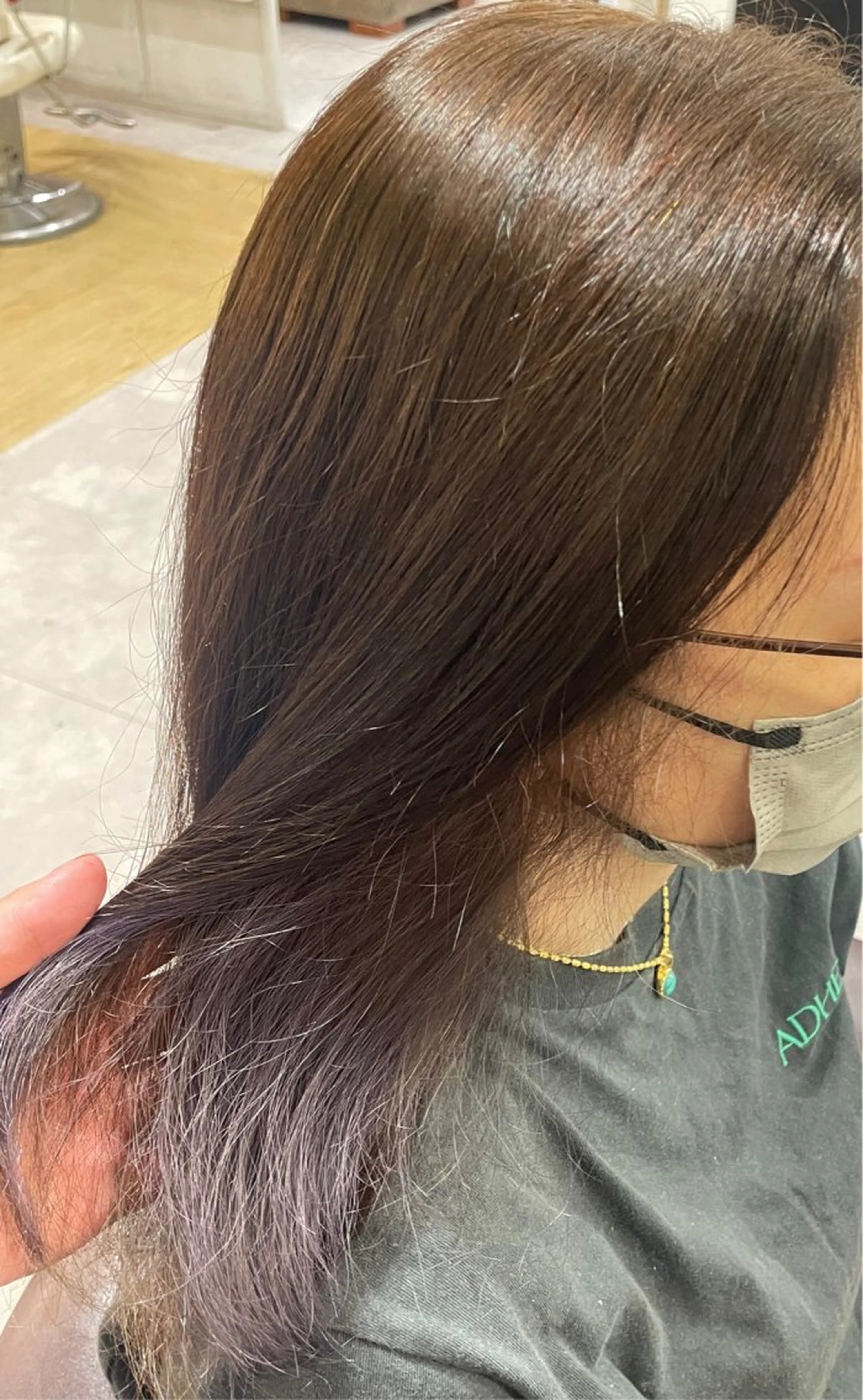 ミディアム カラー ベージュカラー 透明感カラー インナーカラー ラベンダーカラー ヘアカラー 👑艶髪/カラー/ アレンジ/特化👑のヘアスタイル