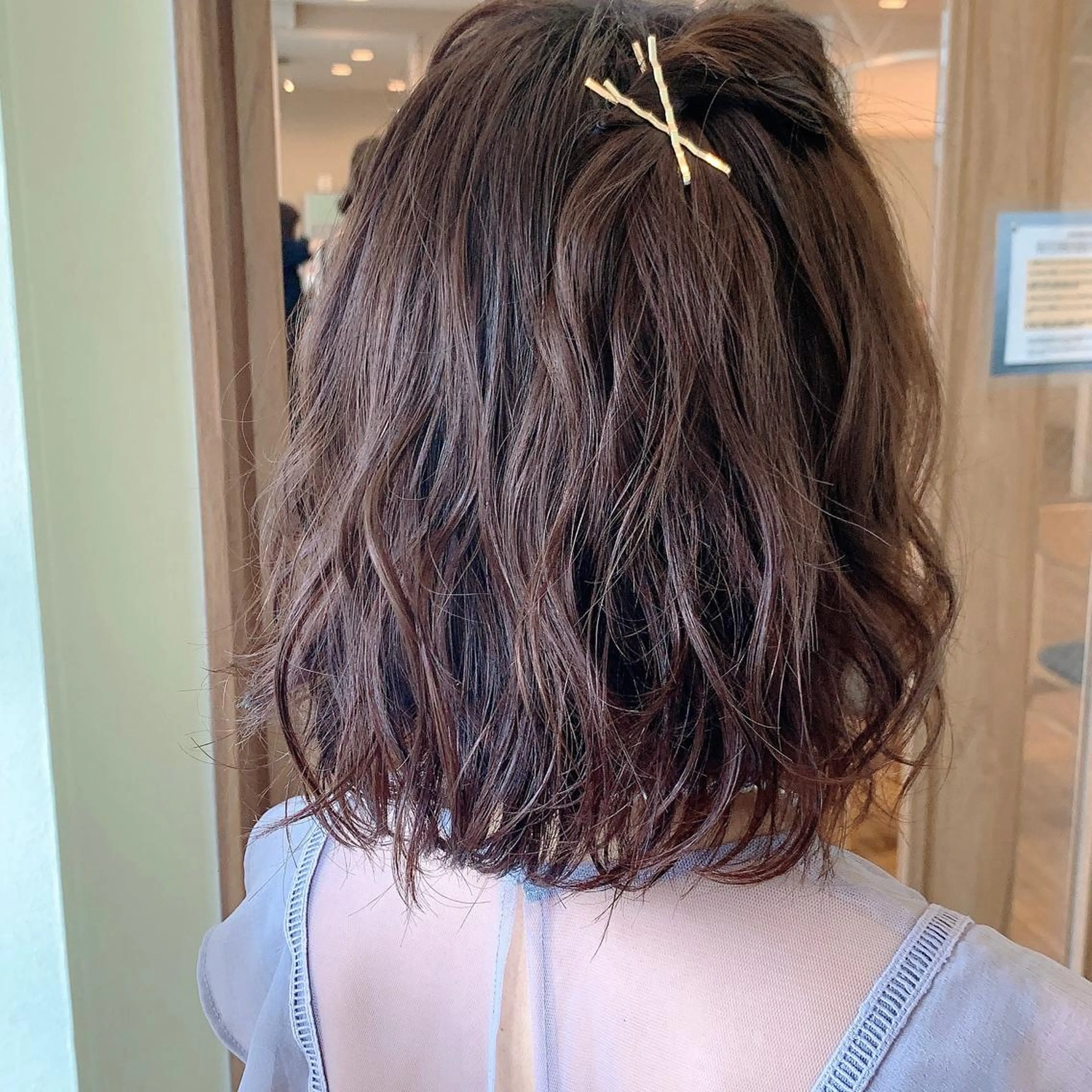 ショート ヘアセット NUMBER_ ユイナのヘアスタイル