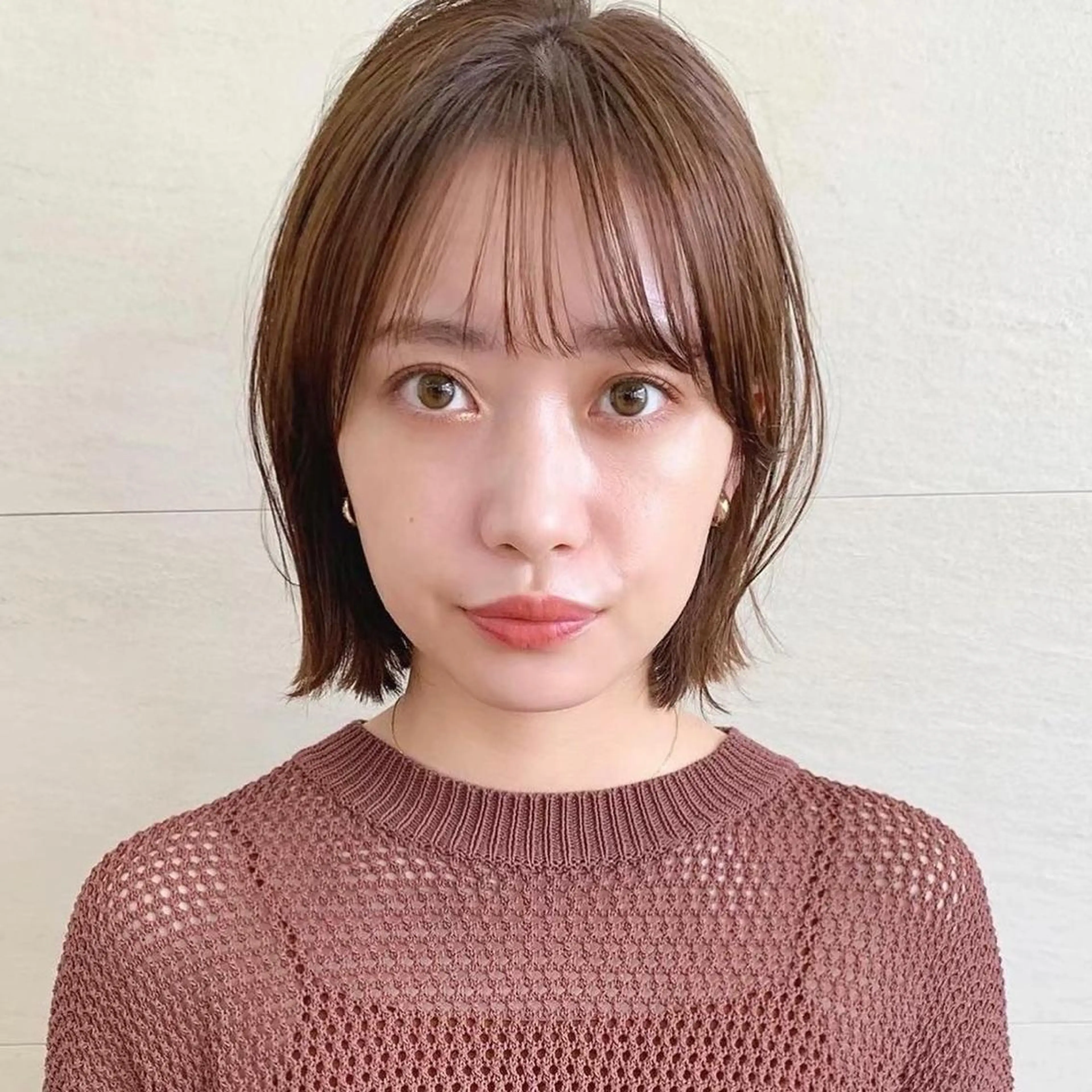 セミロング カラー カット トリートメント 🌱小顔ヘア/ボブ ミディアム/双葉🌱のヘアスタイル