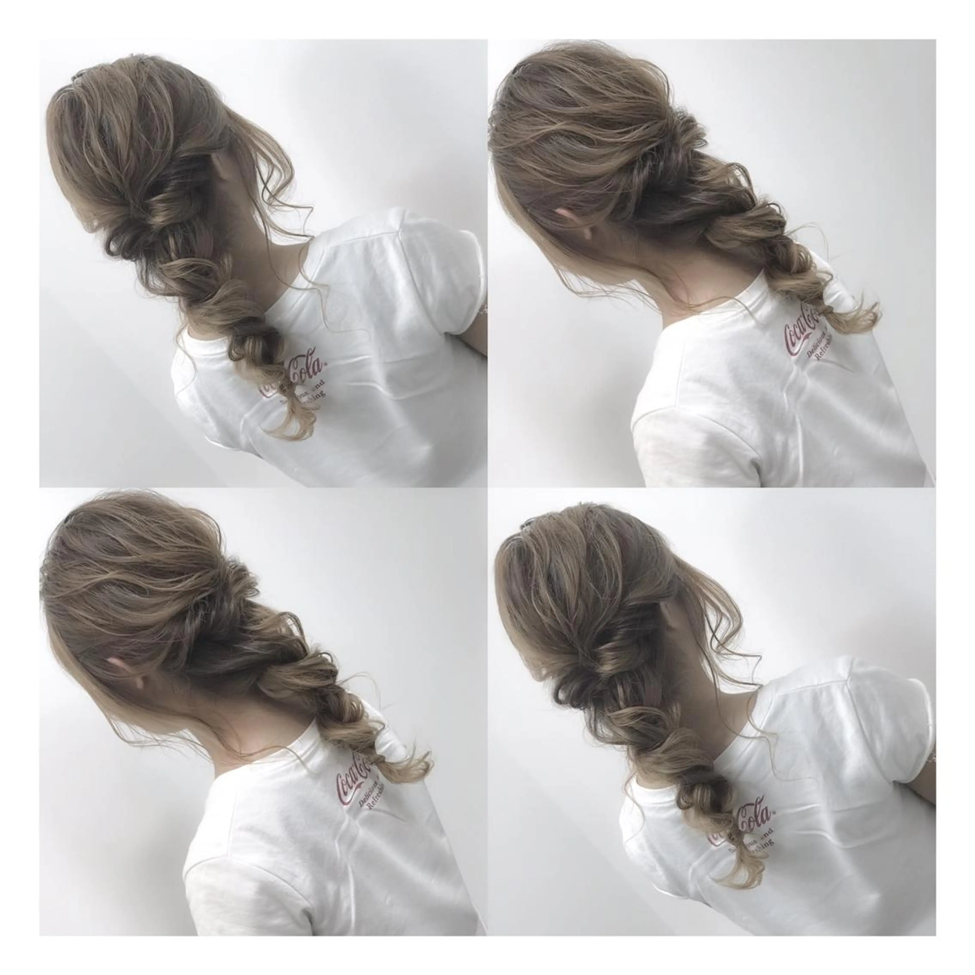 セミロング カラー ba-boo 広島のヘアスタイル