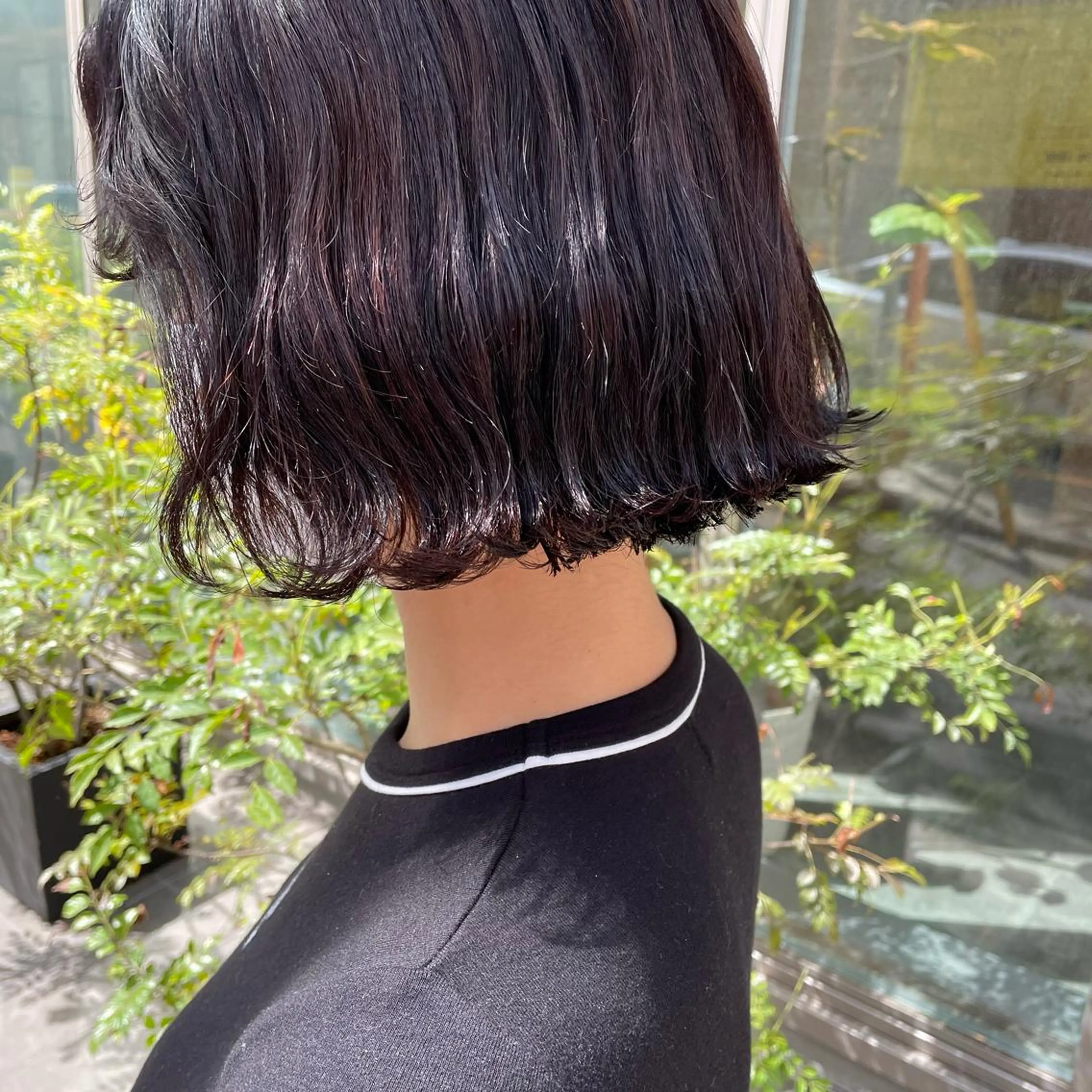ミディアム カット トリートメント yuika .のヘアスタイル