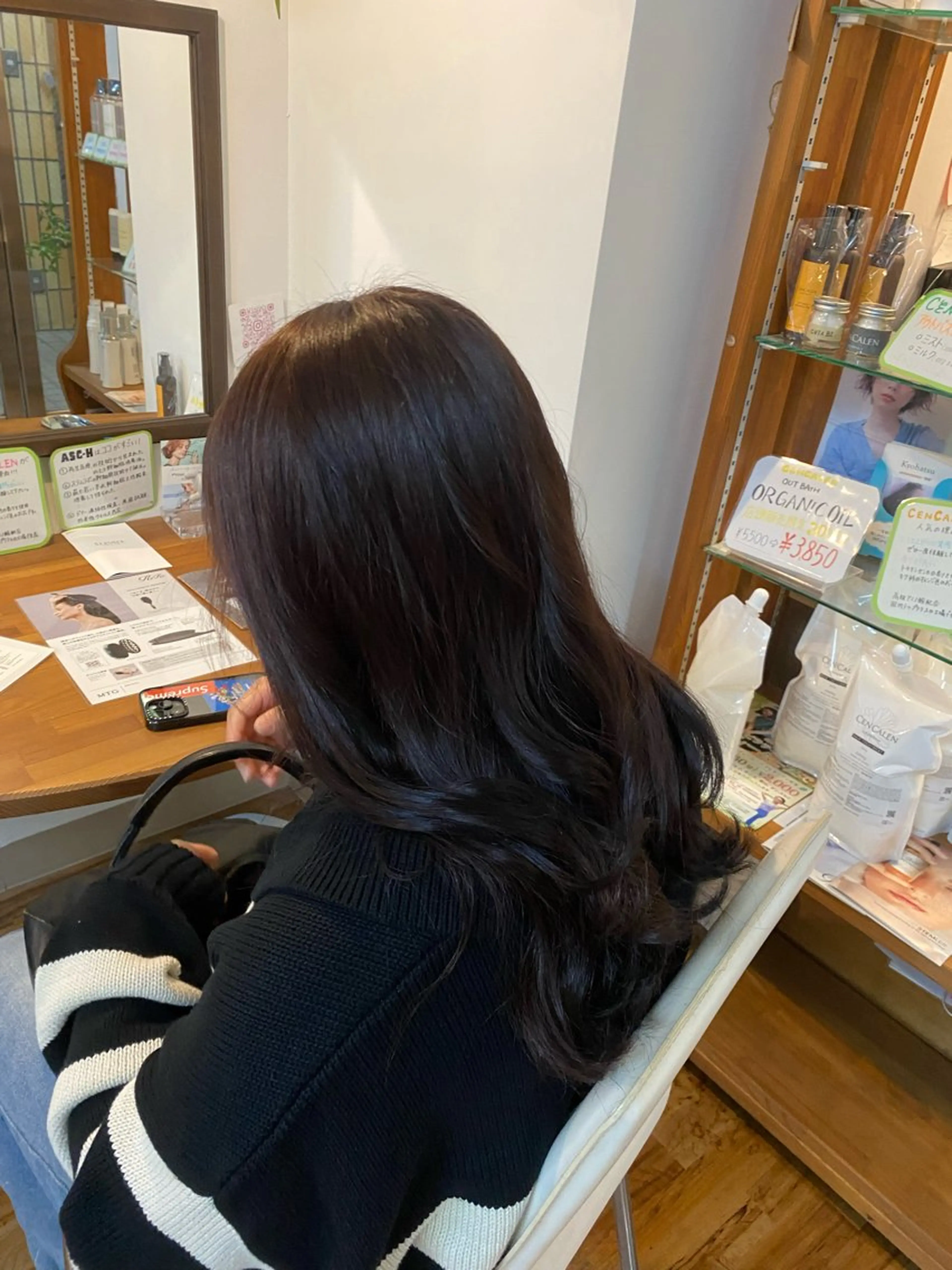 ロング カラー ヘアアレンジ アッシュ ラベンダーカラー ラベンダーアッシュ メンズ特化 エシカル　松原大将のヘアスタイル