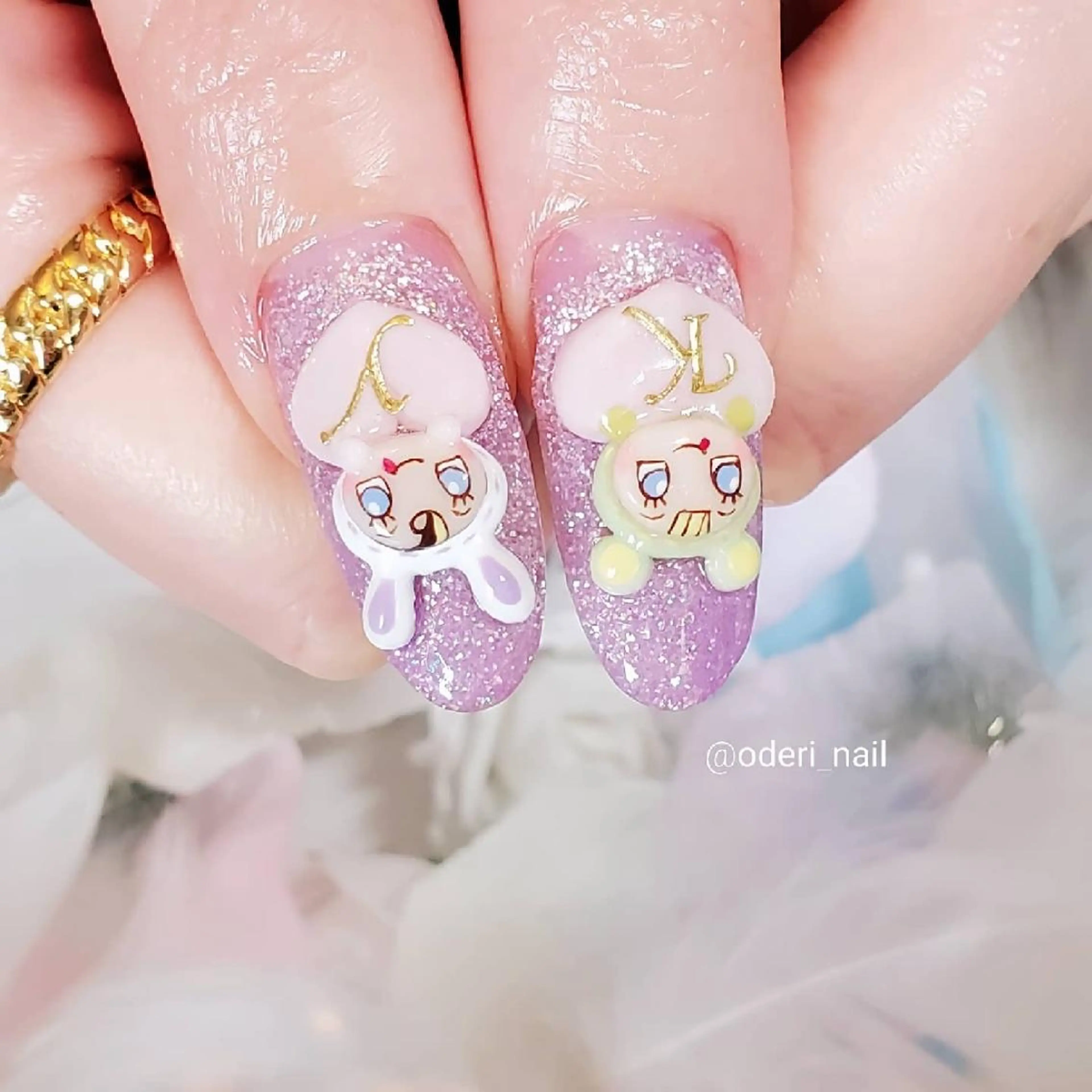 ネイル アートネイル ジェルネイル おで@ oderi_nailのネイルデザイン