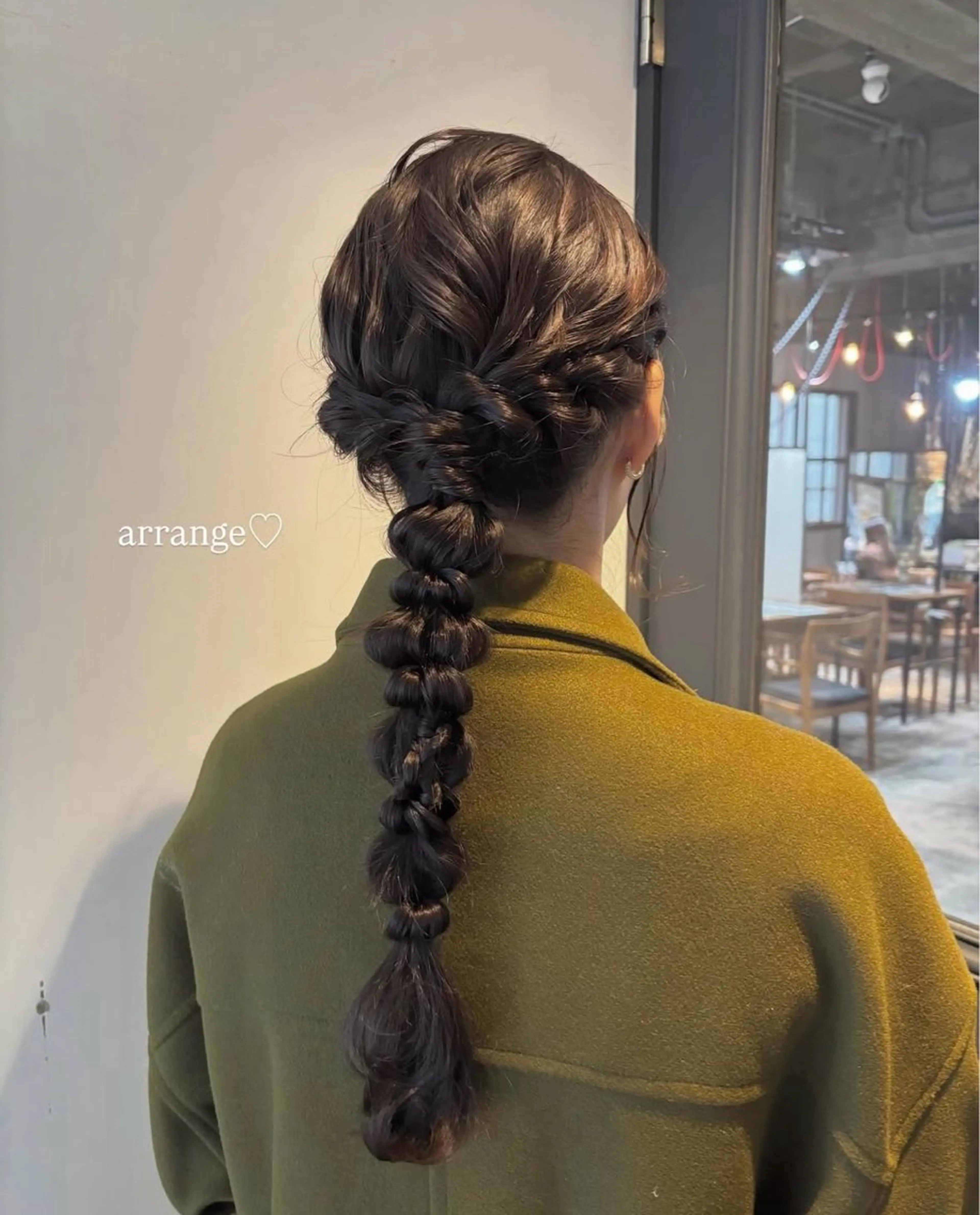 ロング ヘアセット 光本 杏のヘアスタイル