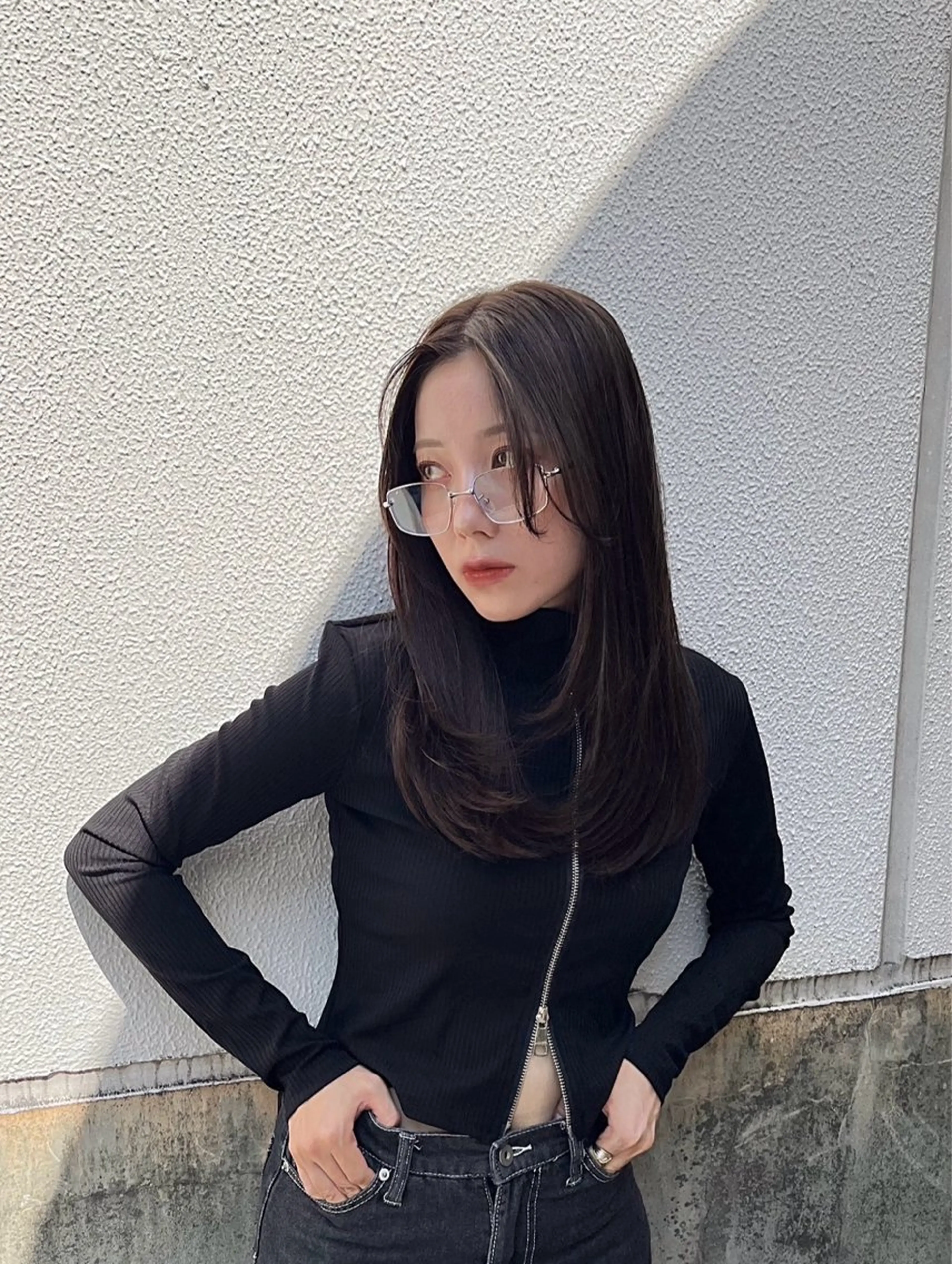 ロング レイヤーカット 透明感カラー🕊🤍 アサノ  マユのヘアスタイル