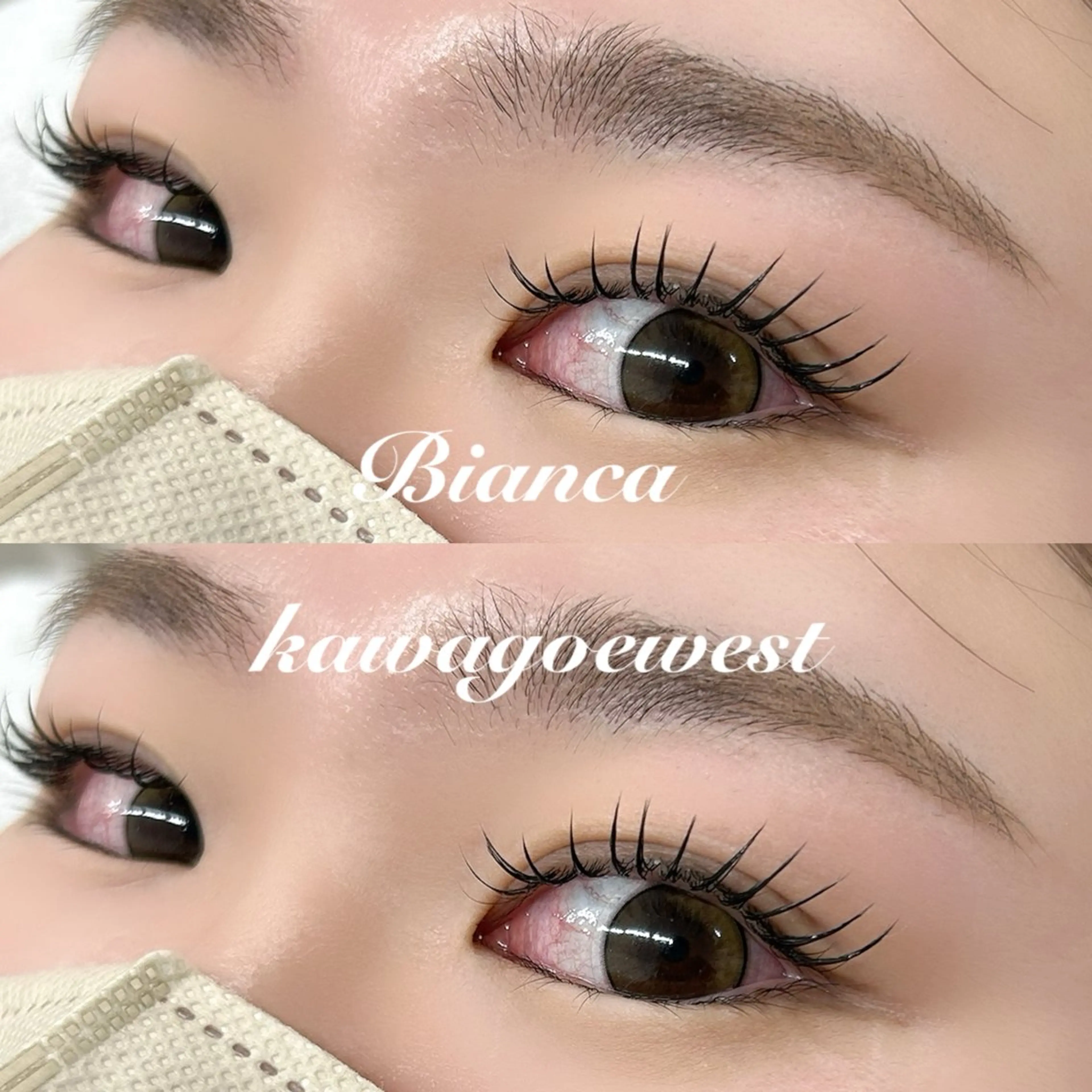 【&Healthy(アンドヘルシー)】フラットラッシュ120本×まつげパーマ【川越/束感】の写真