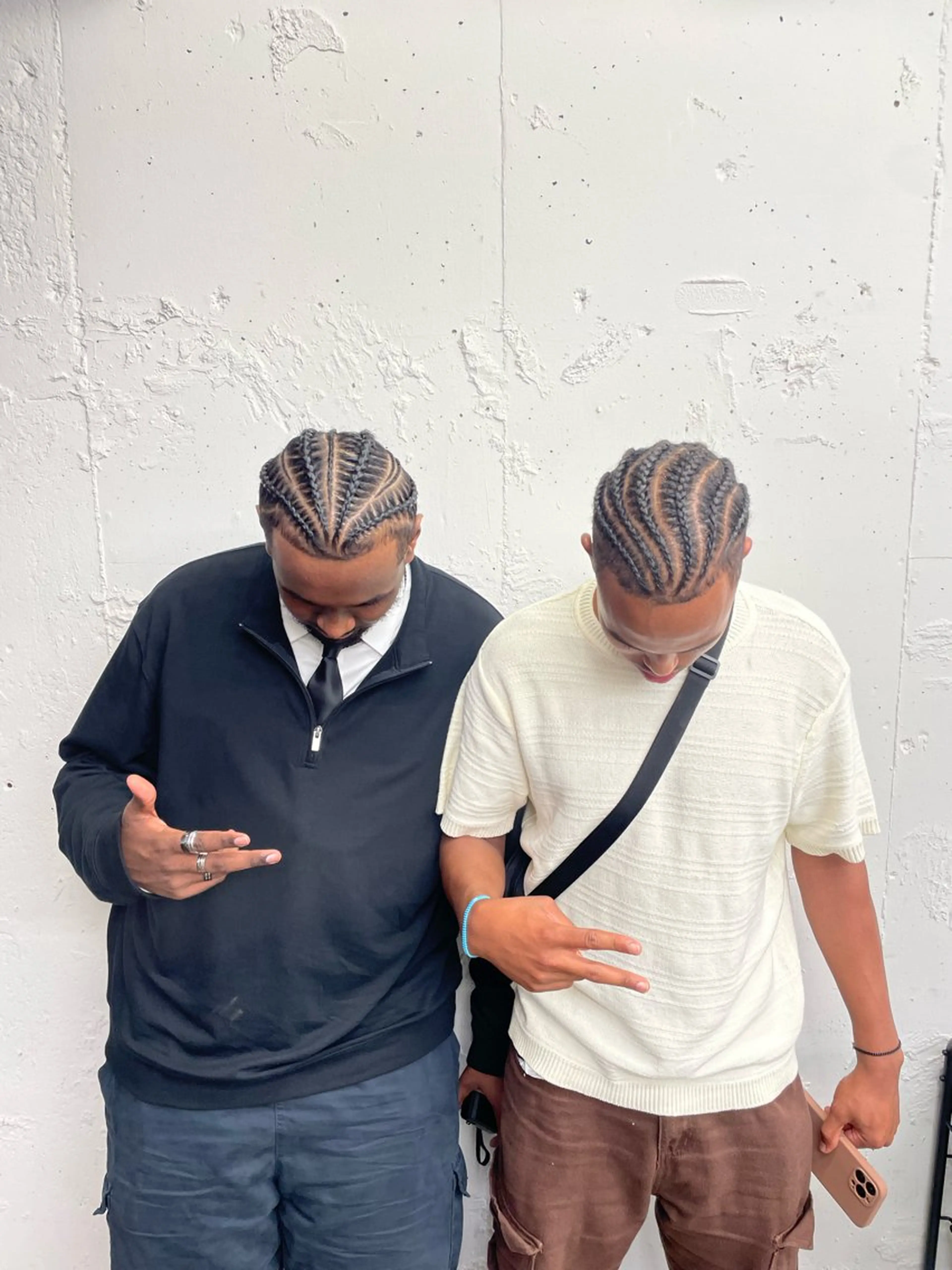 ヘアアレンジ メンズ コーンロウ／ブレイズ SYUのヘアスタイル