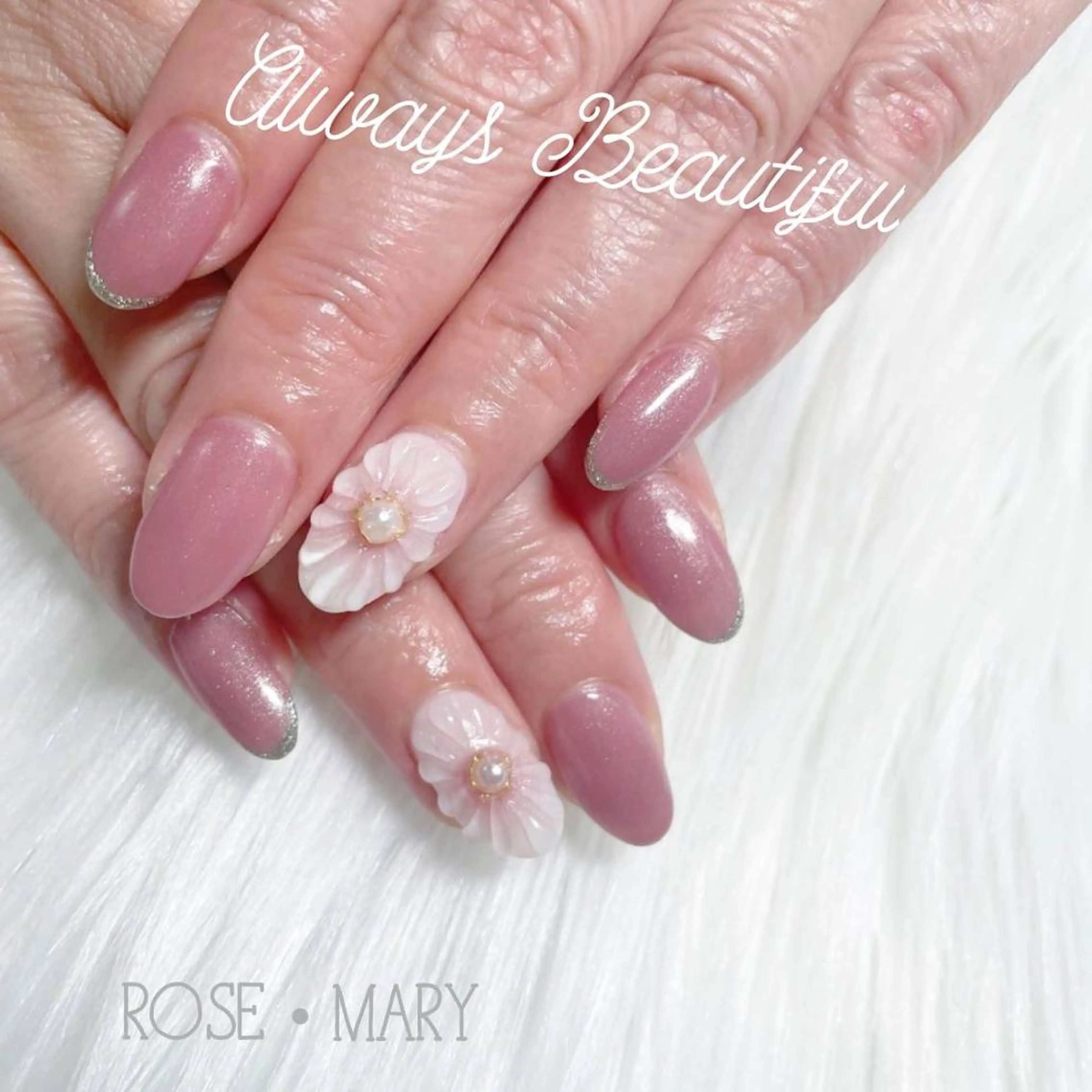 ネイル ハンドネイル ROSE・ MARY 鈴木のネイルデザイン