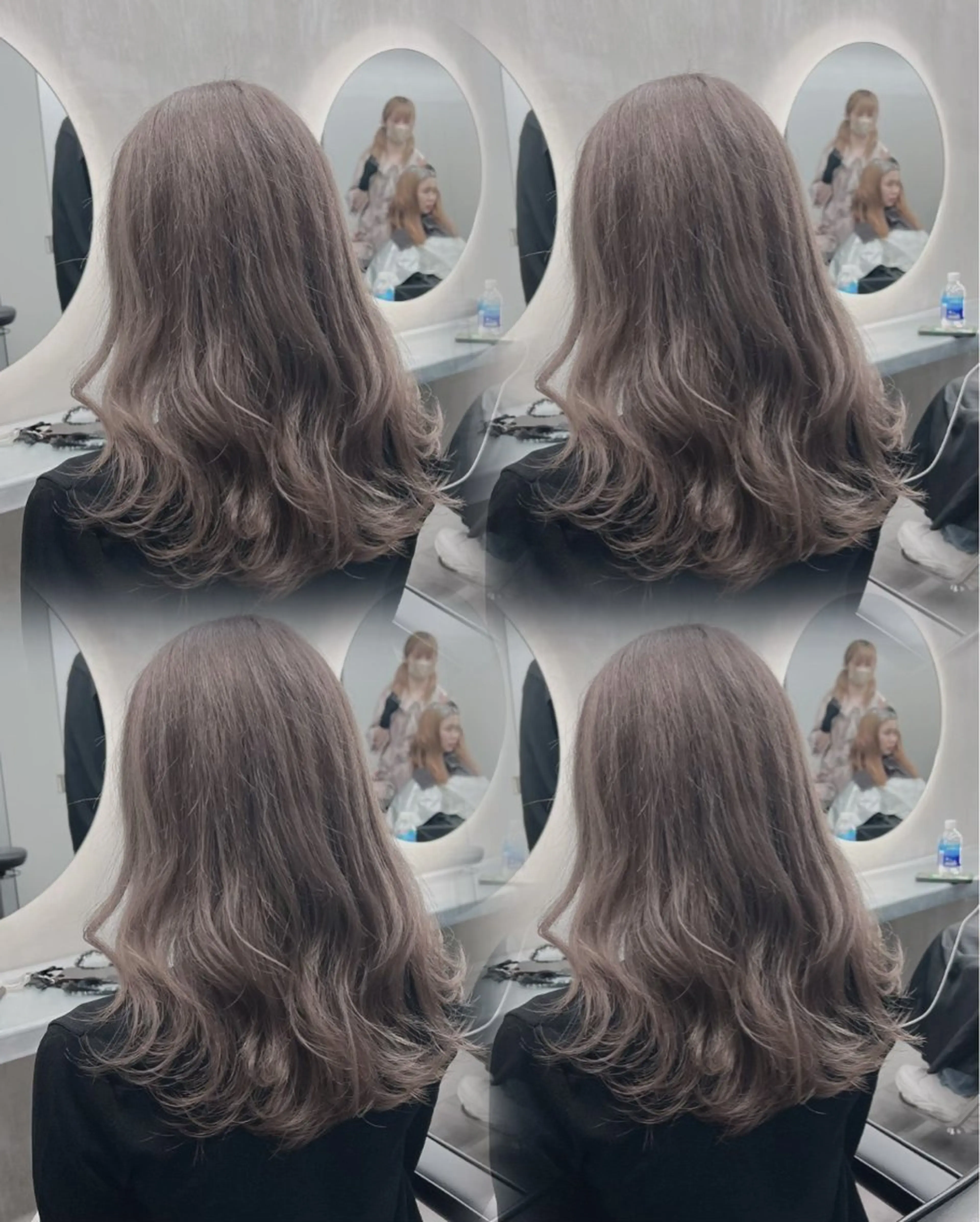 ミディアム ヘアカラー トリートメント ベージュ/グレージュ 🧸あやか/表参道のヘアスタイル