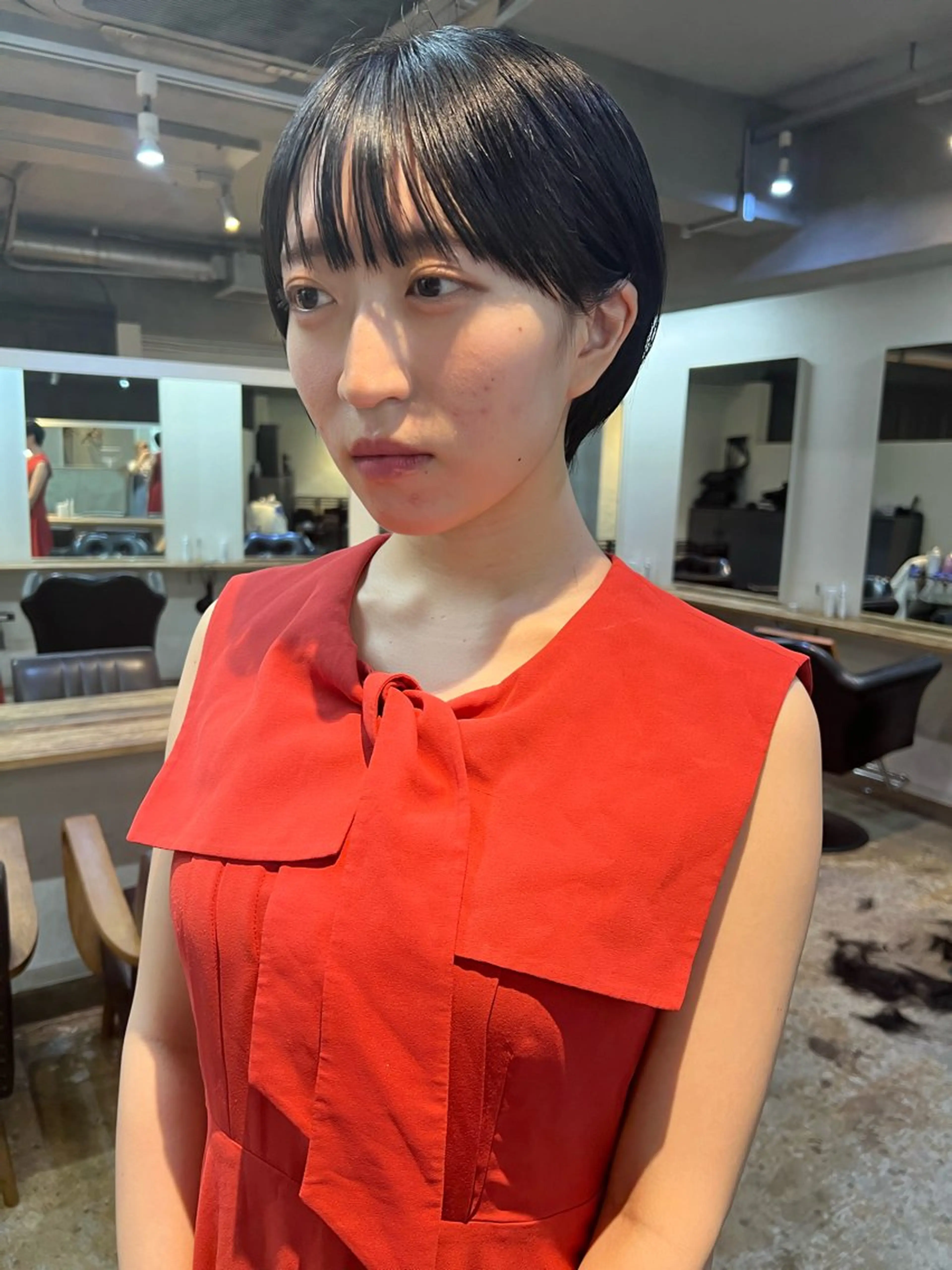 ショート 丸みショート ショートヘア 東のりか/ハイトーン ブリーチカラー/ボブのヘアスタイル