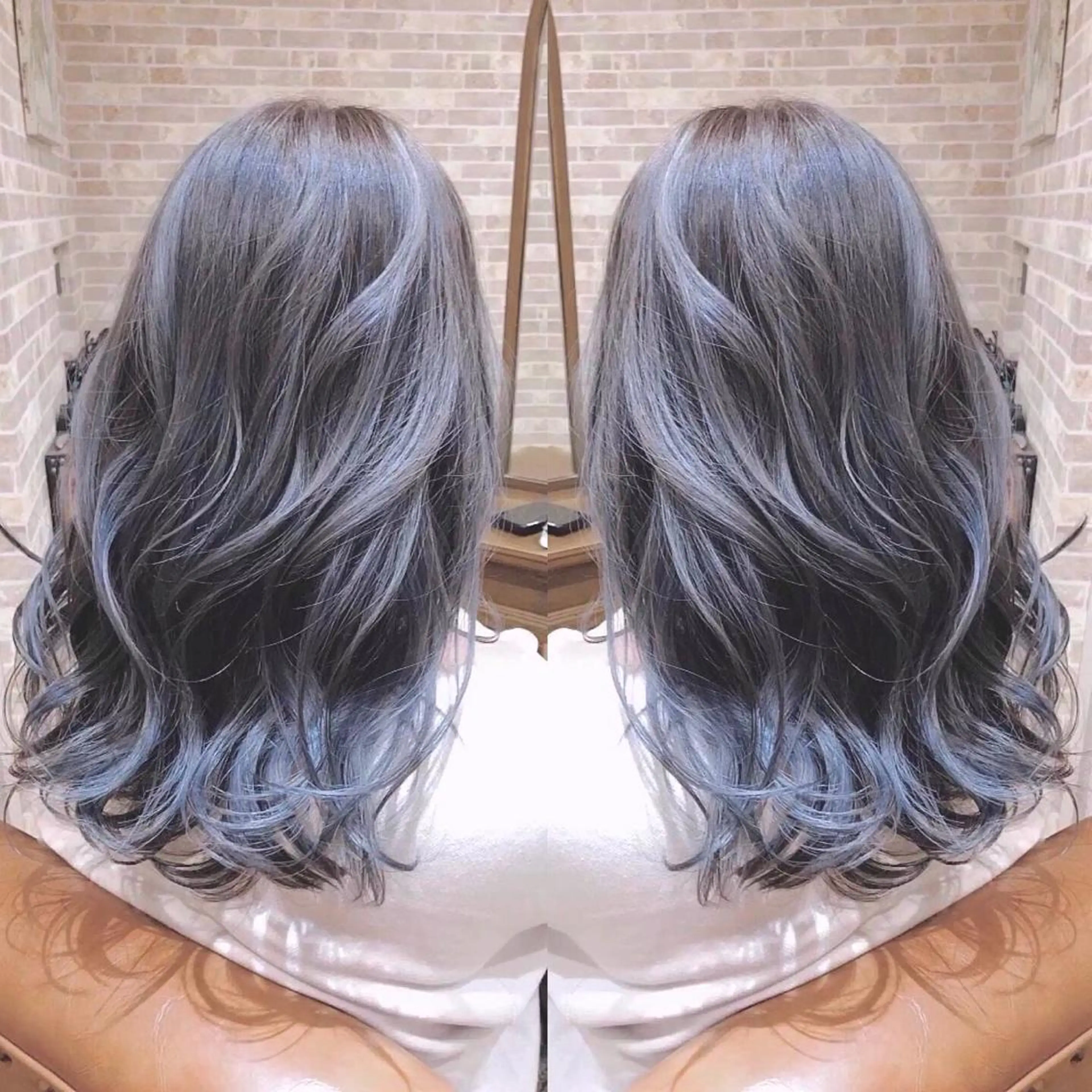 セミロング ヘアカラー トリートメント 大山 亮　　【髪質改善】のヘアスタイル