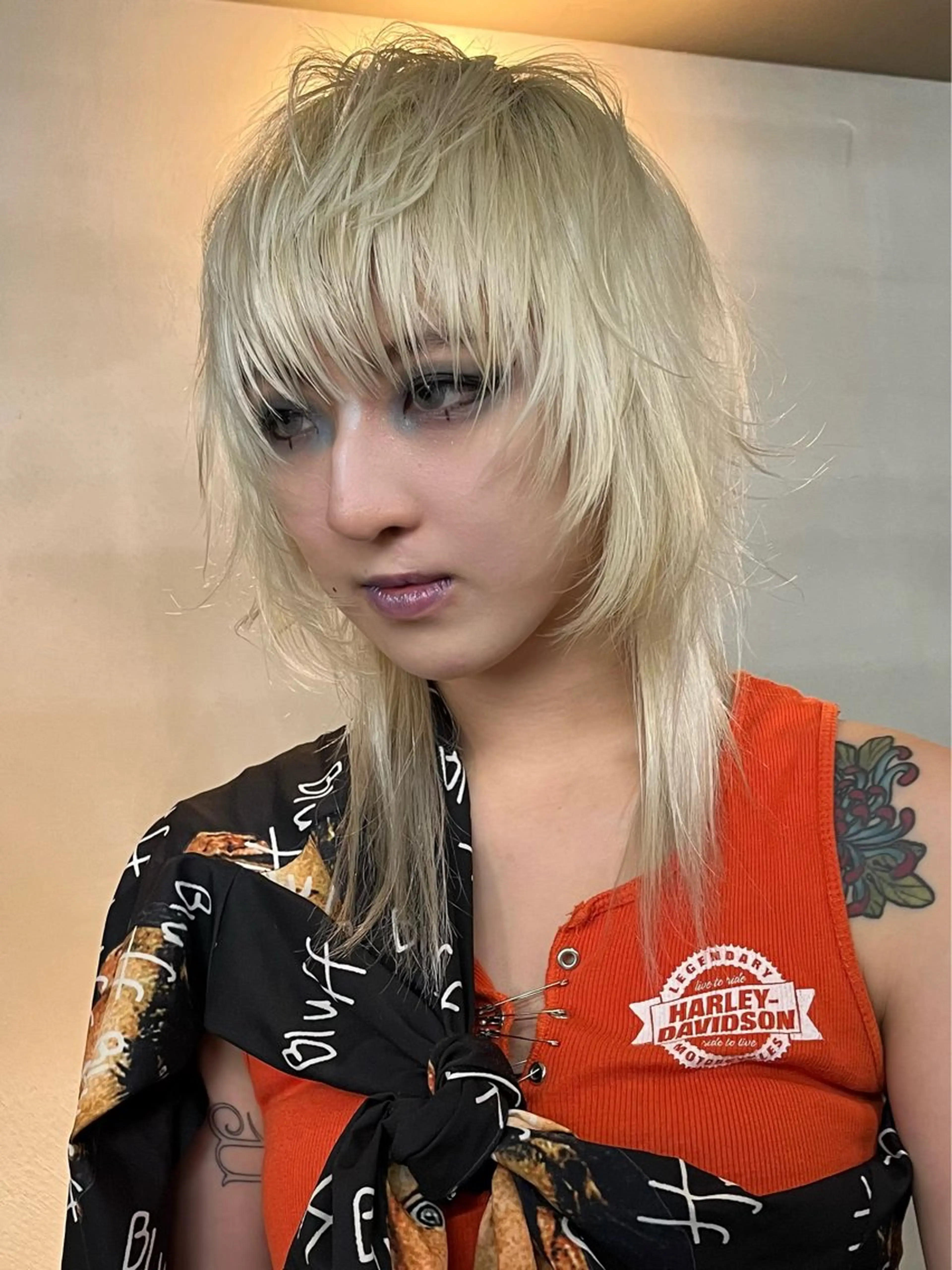 セミロング カラー カット ヘアカラー トリートメント ウルフ/レイヤー ⚡️ITSUKU⚡️のヘアスタイル