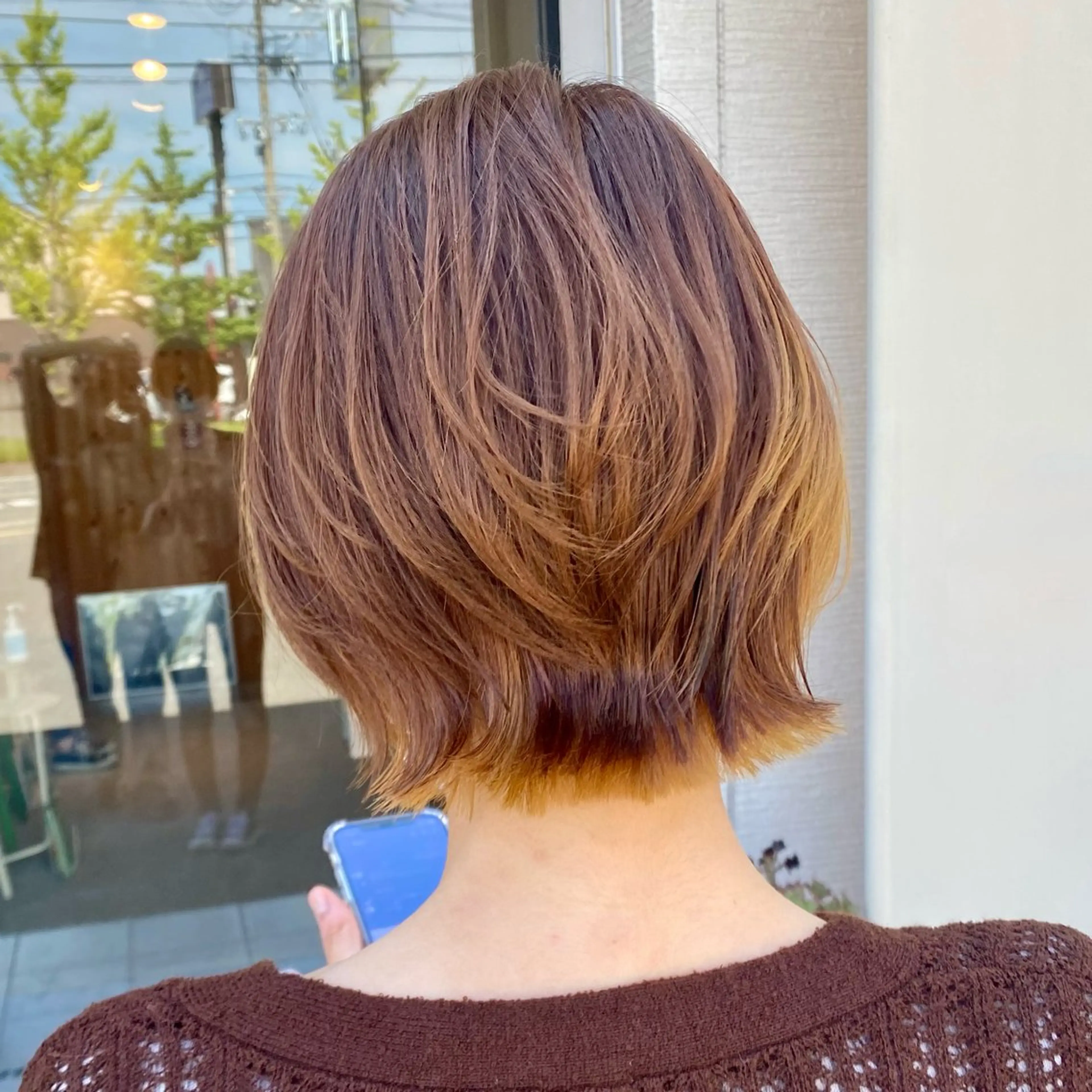 ショート カラー 惣木 菜穂のヘアスタイル