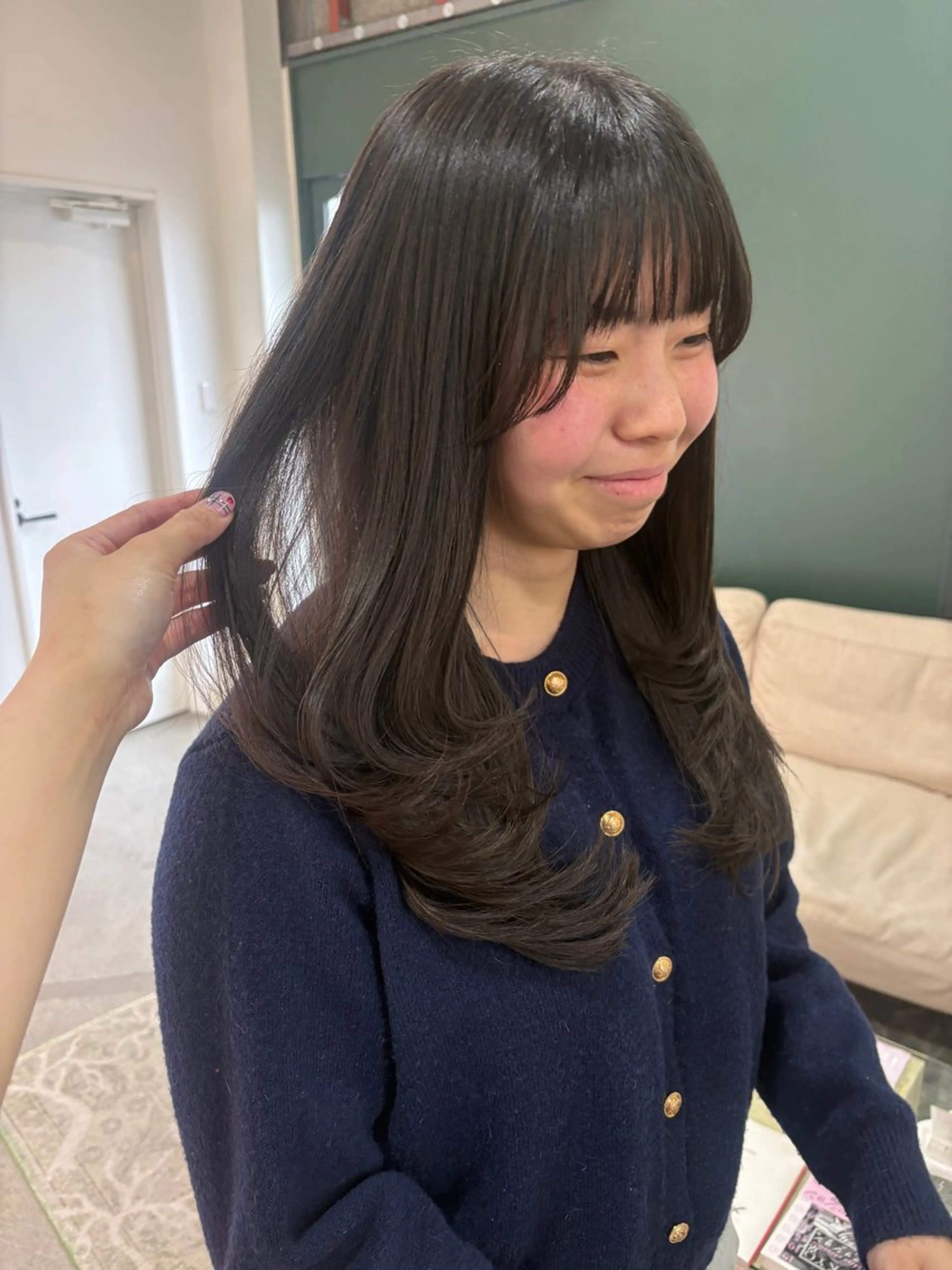 ロング レイヤーカット EDAME/ 心奈のヘアスタイル