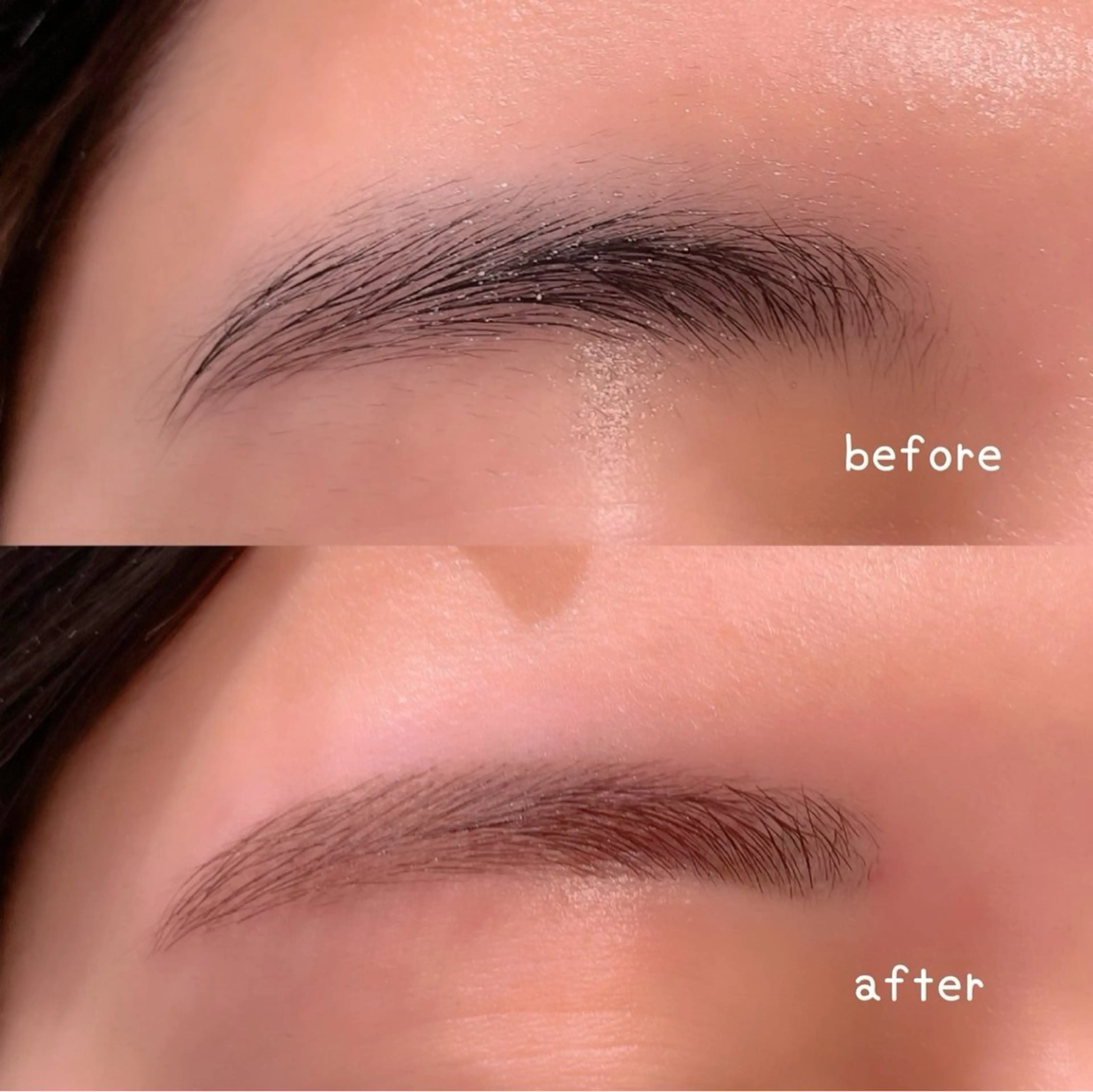 アイブロウ 眉カラー 眉毛ワックス脱毛 西島 雪輝のマツエク・マツパデザイン