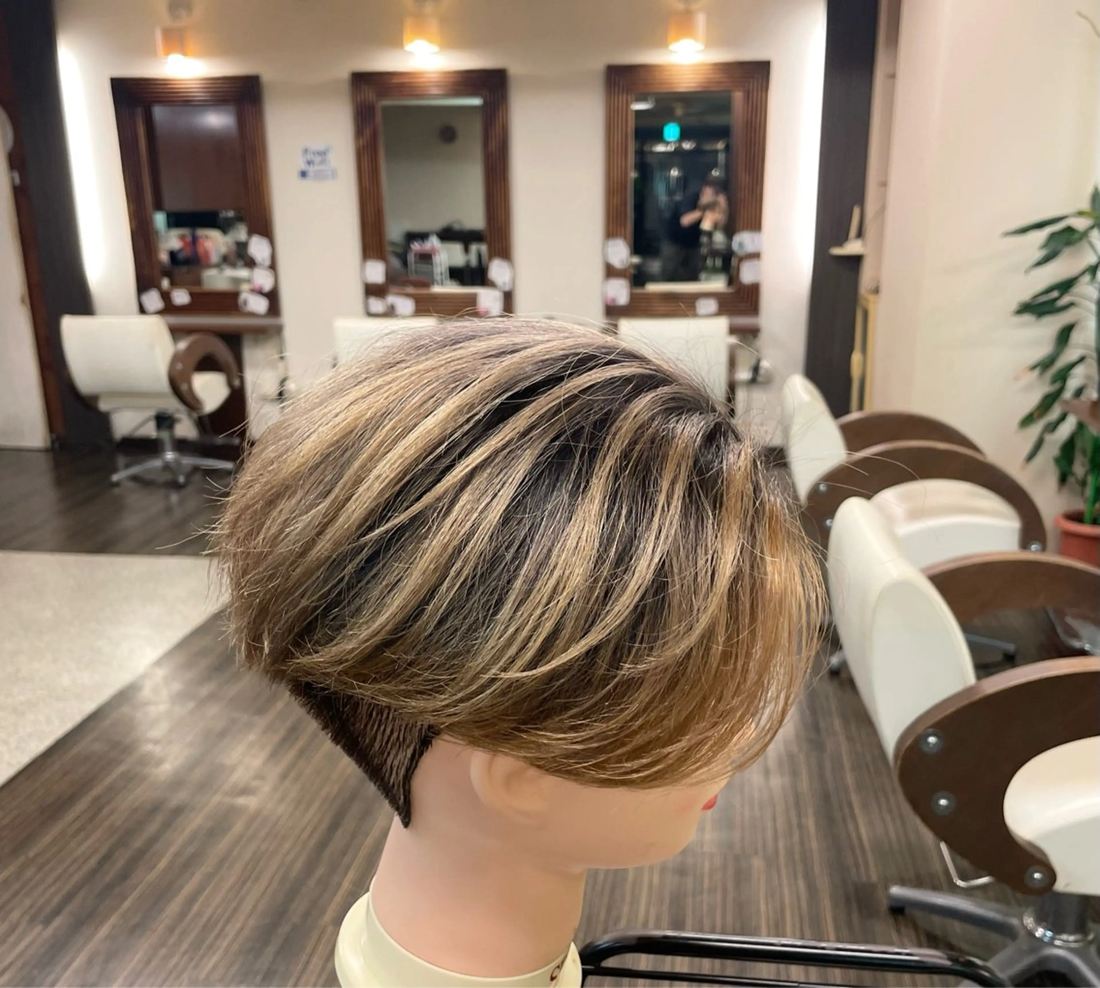 ショート カラー メンズ カット ヘアカラー トリートメント 高取大将 /髪質改善/艶髪のヘアスタイル