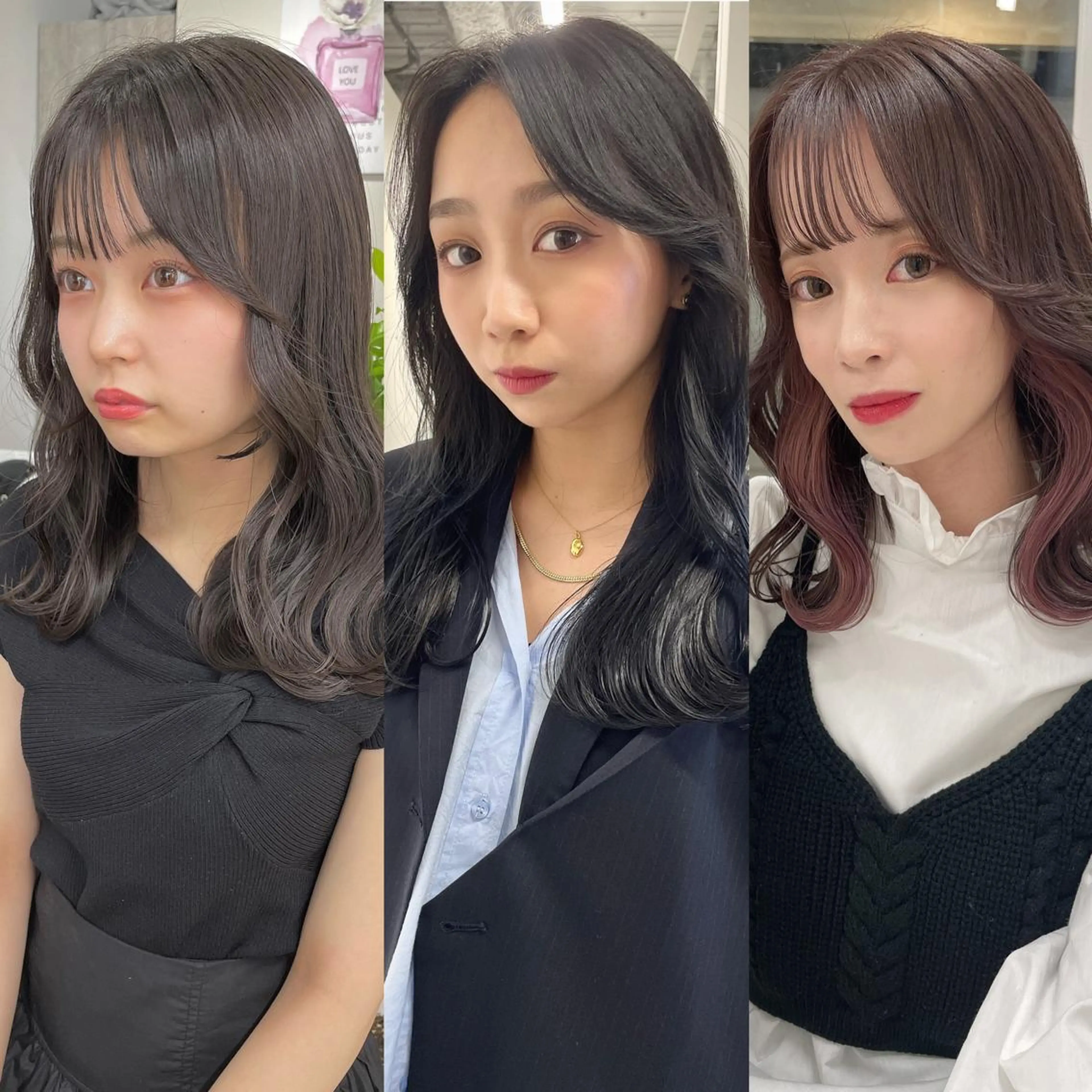 セミロング カット 髪質改善will hairdesignのヘアスタイル