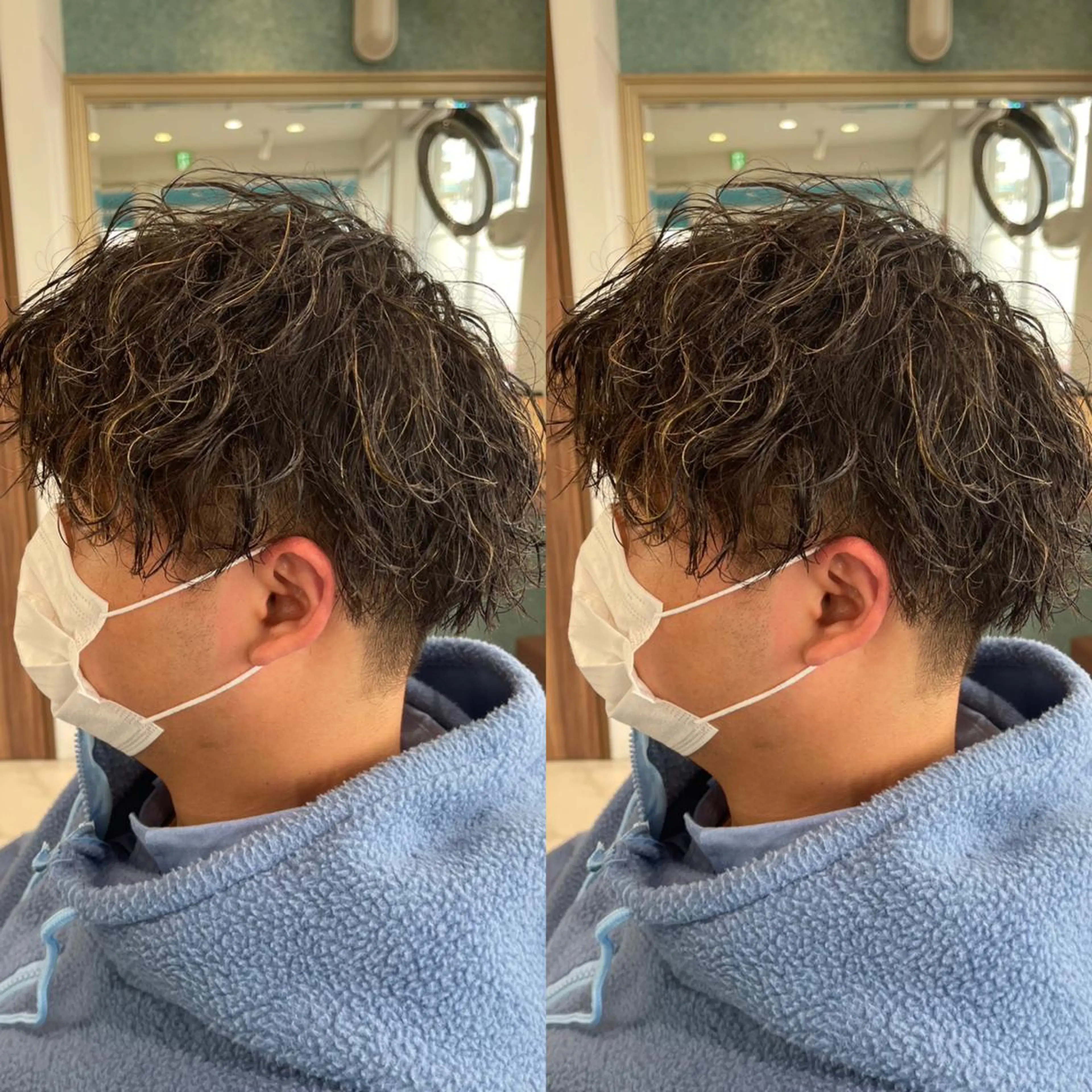 ショート パーマ ヘアアレンジ メンズ ネイル マツエク・マツパ アイブロウ カット ヘアカラー 盛れる韓国ヘア♡ 🌻鈴木花🌈のヘアスタイル