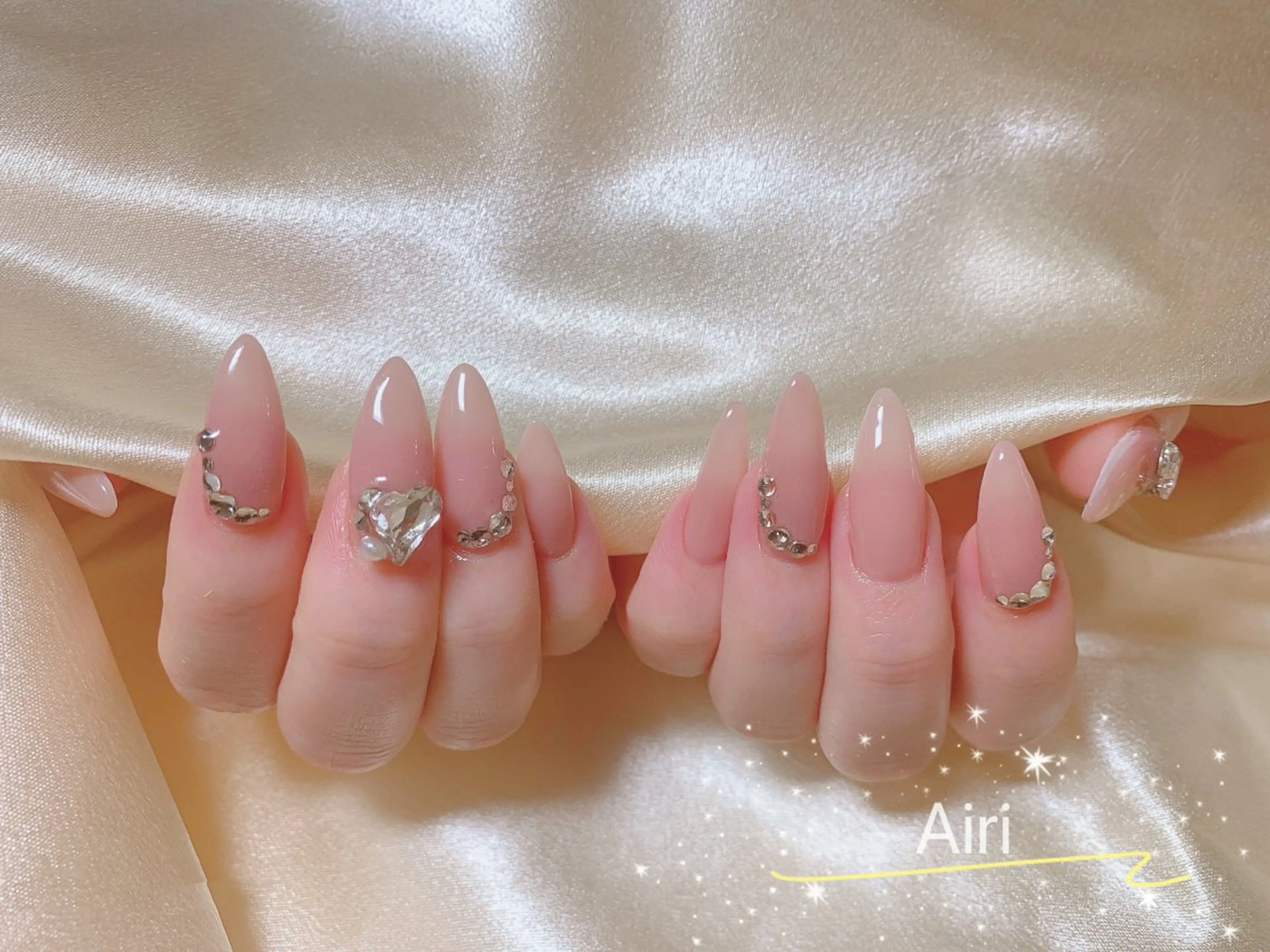 【新規ソフトジェルオフ無料】ハンド/たっぷりアート定額コース¥6500 オフィスでもOK上品なデザインを約200種ご用意の写真