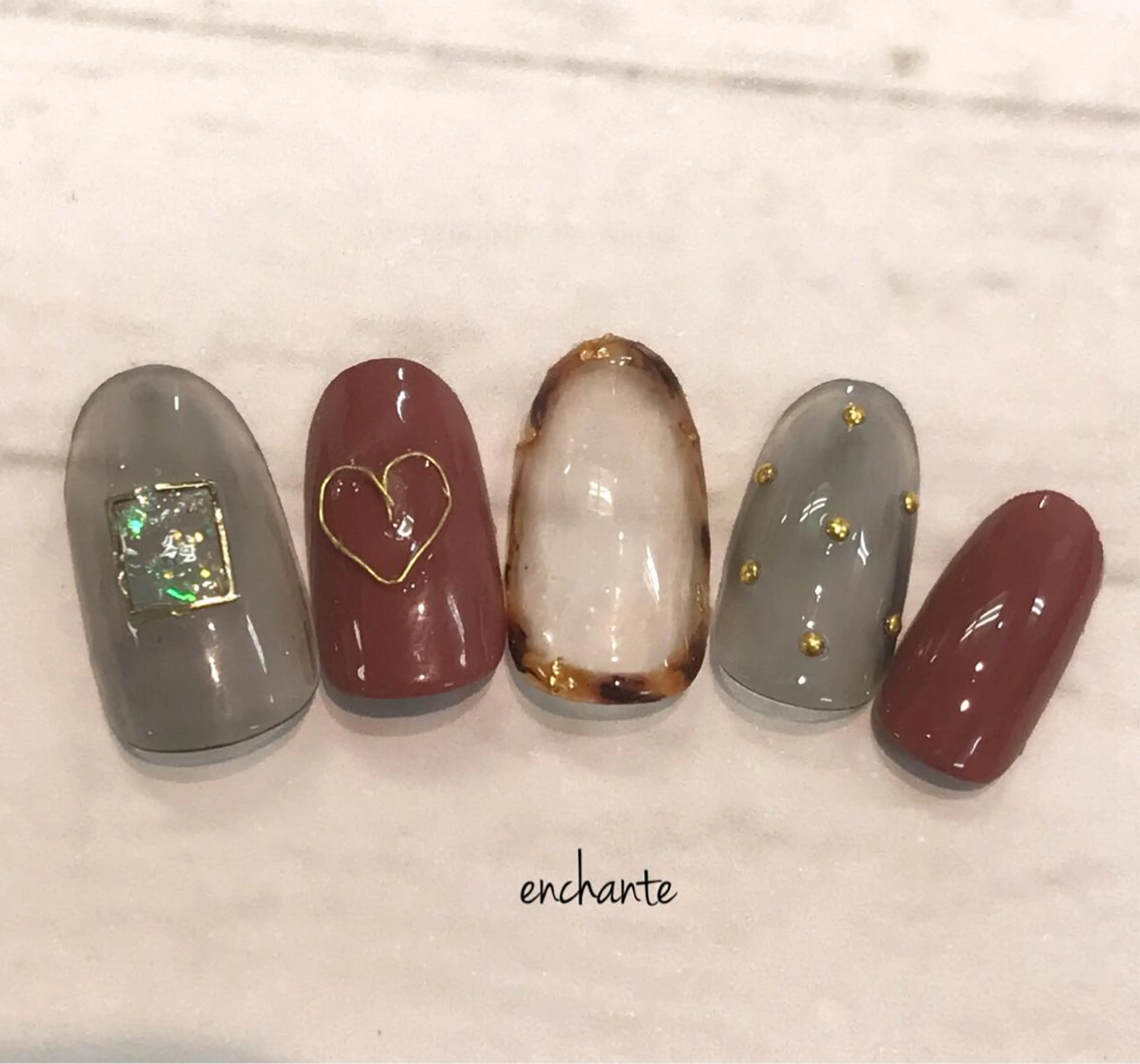 ネイル アンシャンテ所属・enchante 自由が丘のネイルデザイン