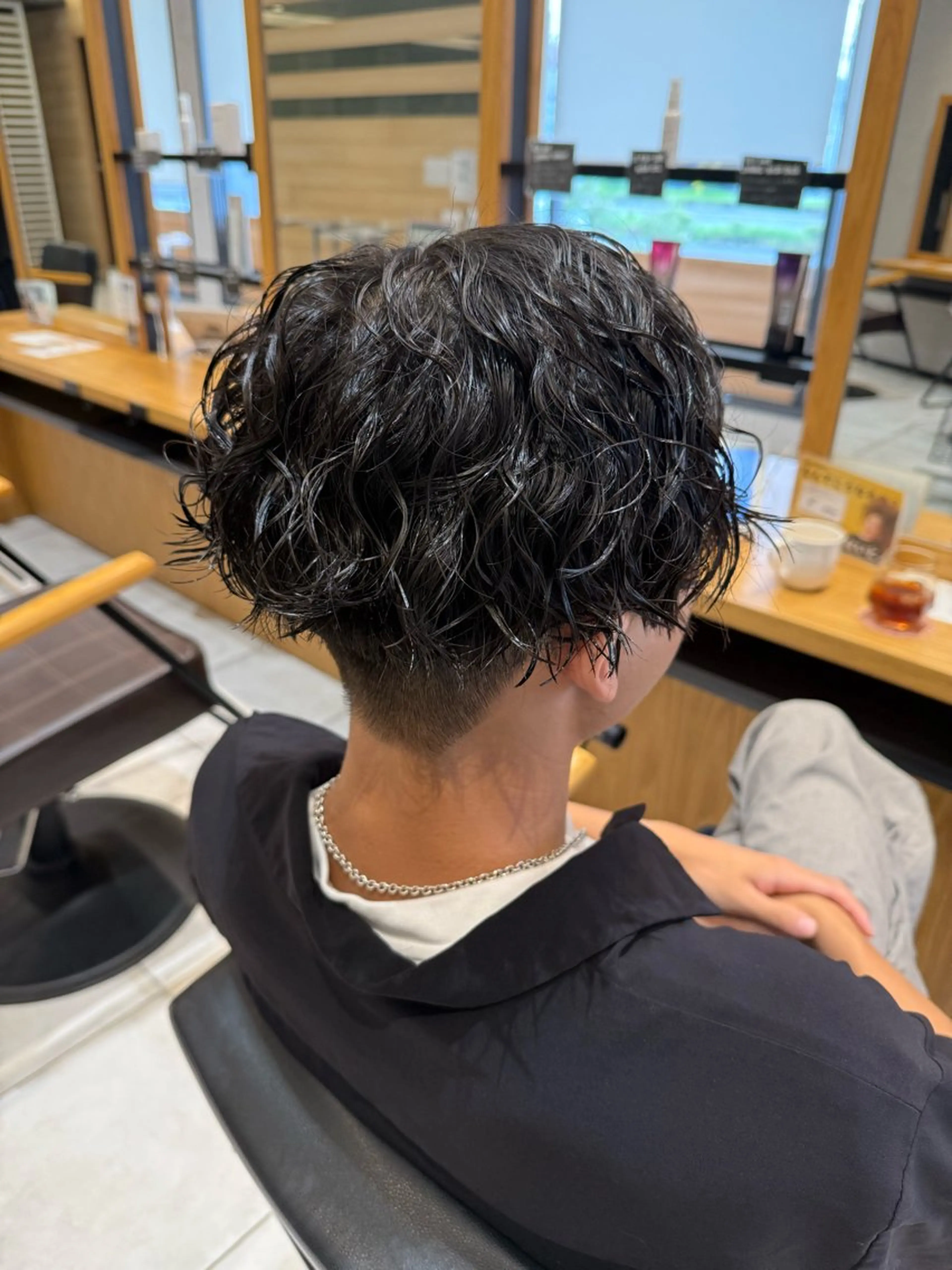 ショート パーマ メンズ カット パーマ カラー特化美容師🩷 マインのヘアスタイル