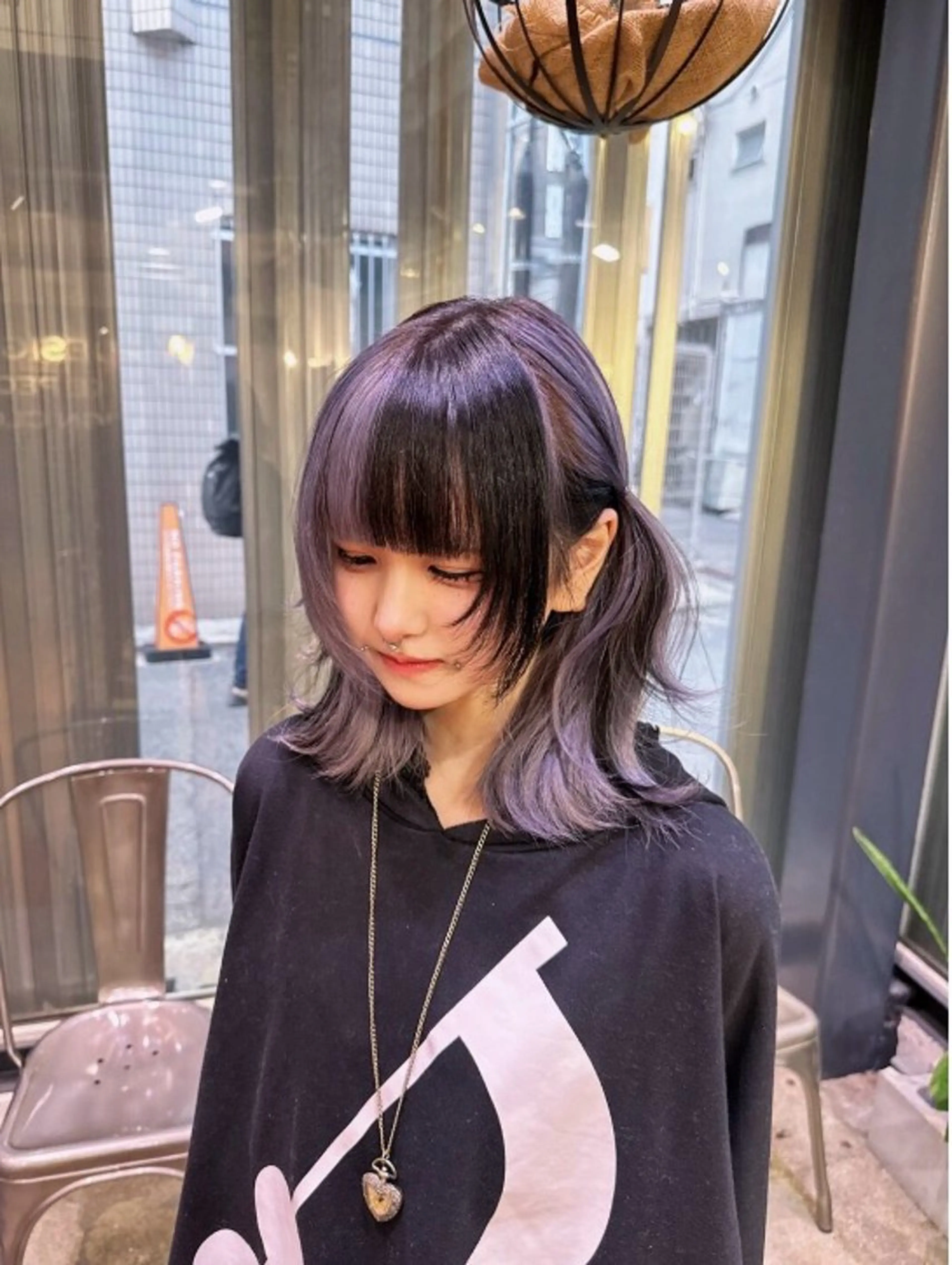 カット+ダブルカラー+セクションカラー+トリートメントの写真