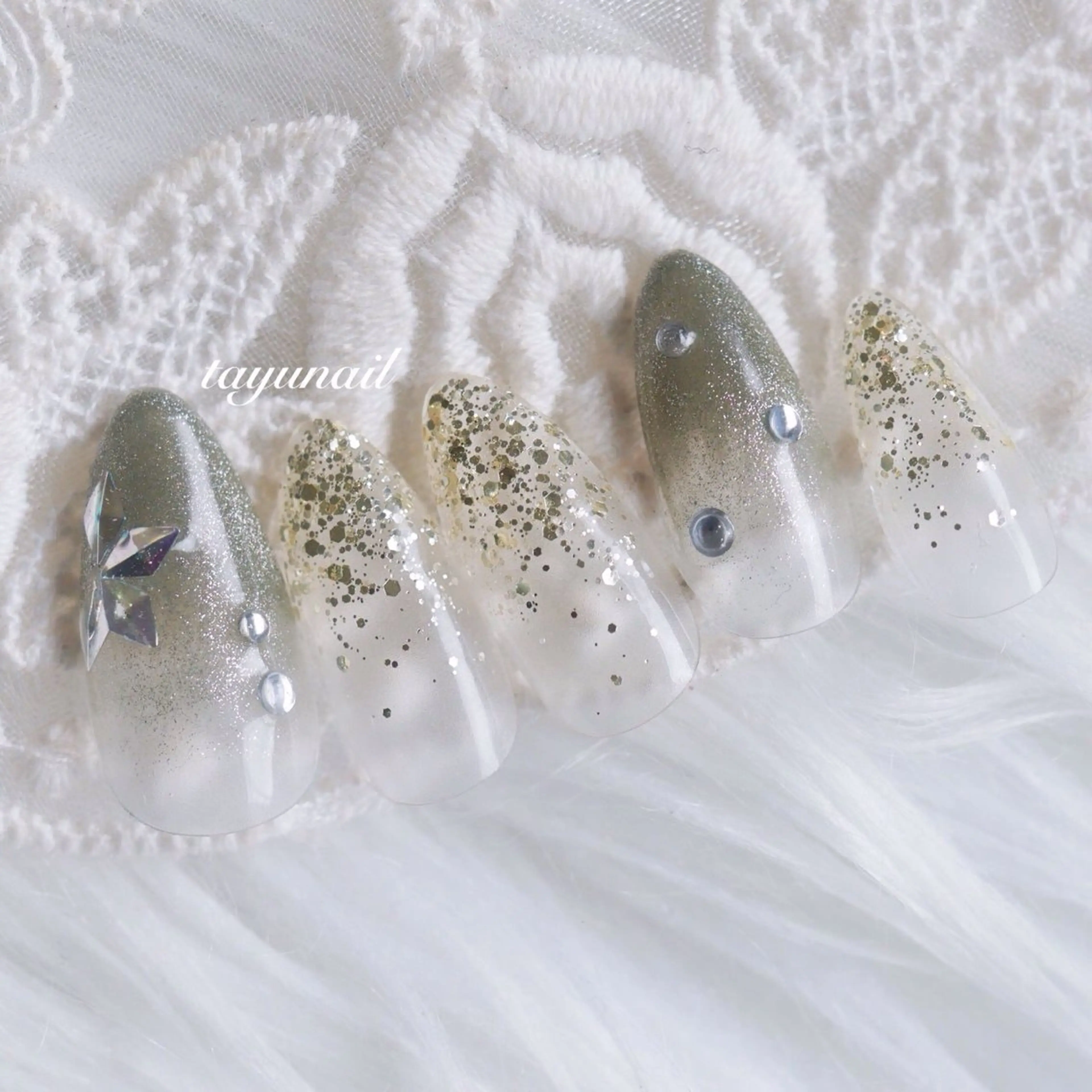 ネイル アートネイル ジェルネイル パラジェル ハンドネイル ネイルサロン・ネイルスクール　たゆnail所属・ネイルサロン 【たゆnail】のネイルデザイン