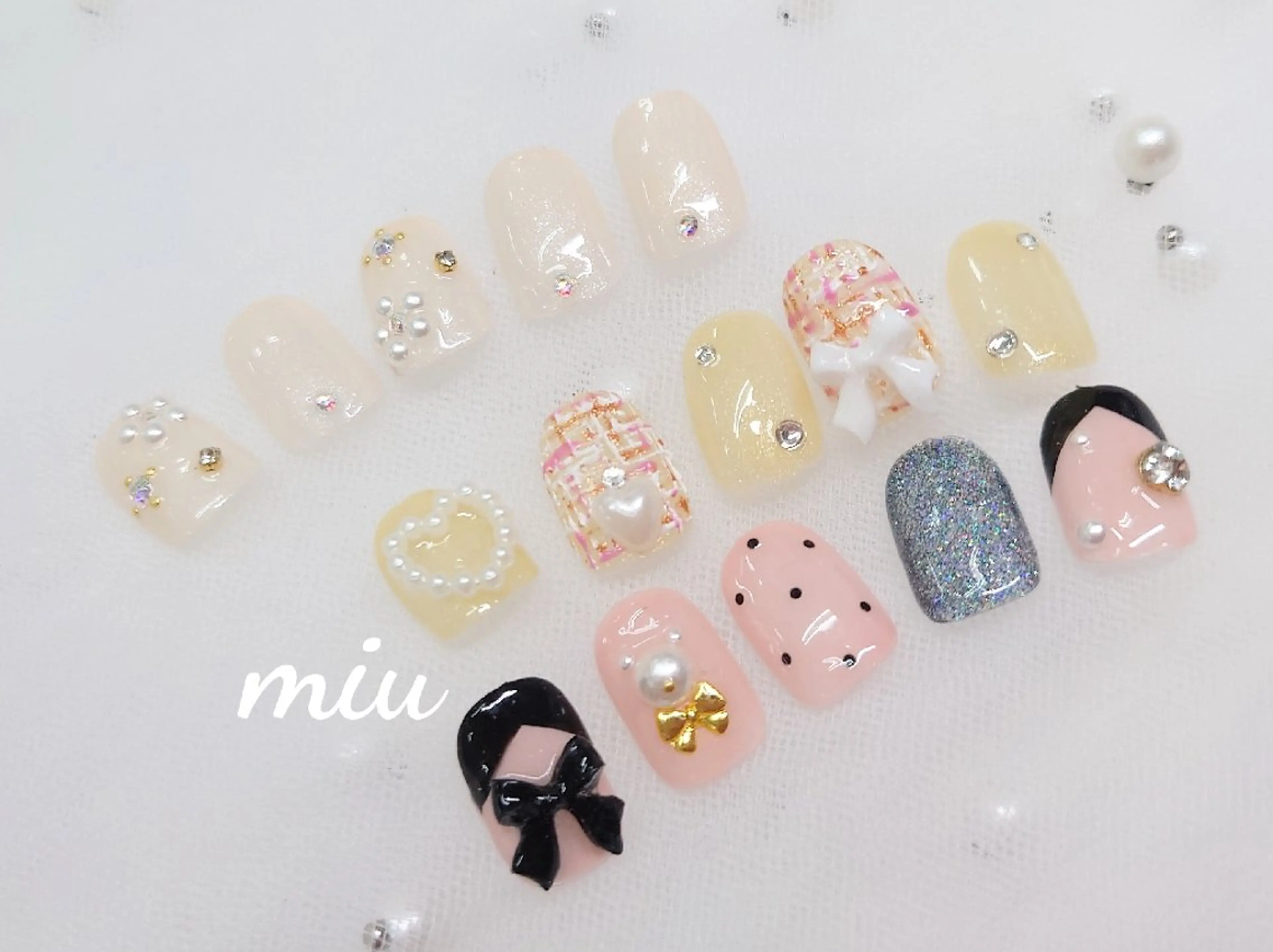 【ハンド/🙆オフあり🙆】韓国で大人気💕ワンホンネイル🌈パラジェル変更+￥500の写真