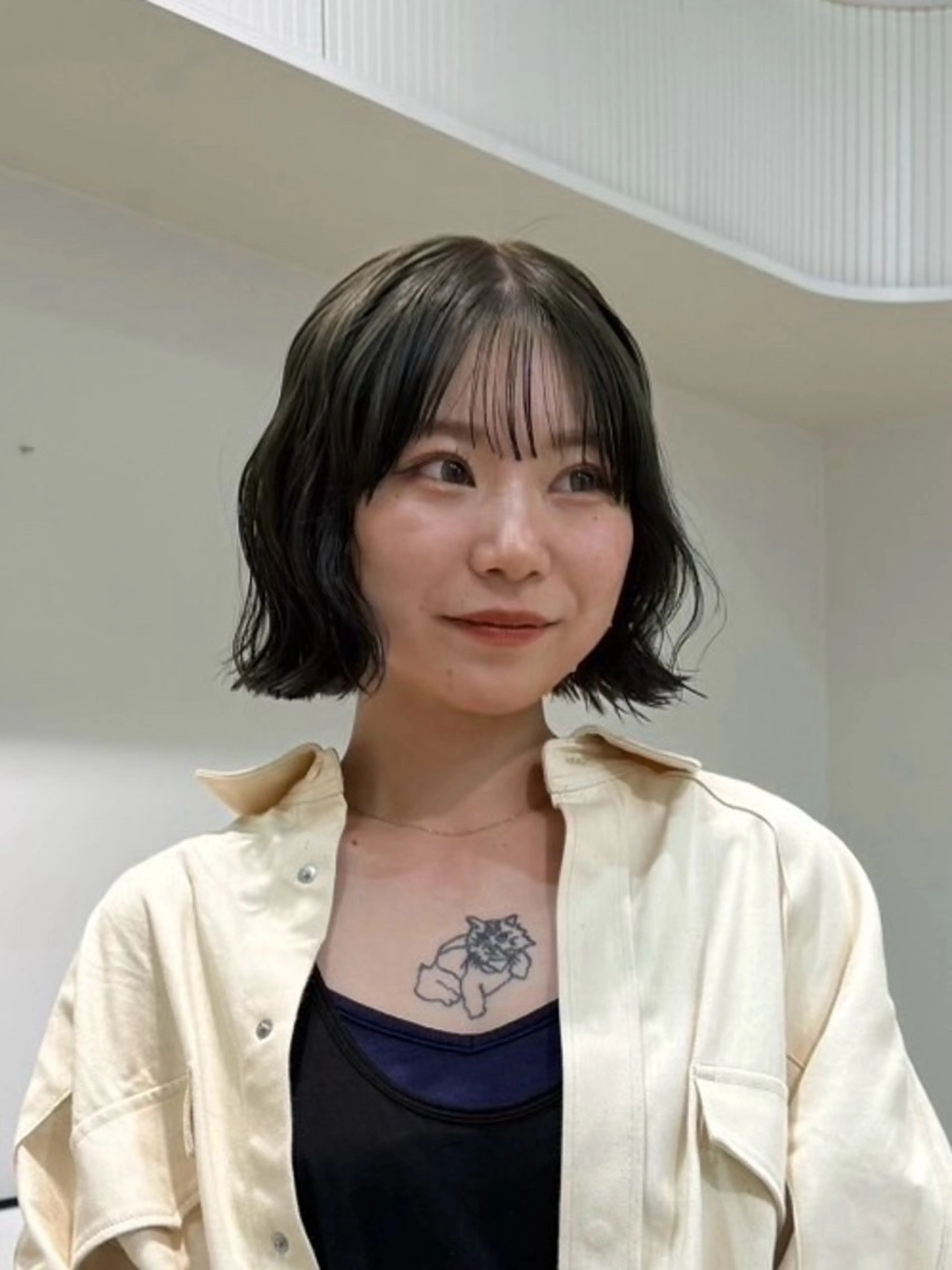 ミディアム カラー ヘアアレンジ ヘアカラー トリートメント 🦠デザインカラー/ 魚瀬あおい🦠のヘアスタイル