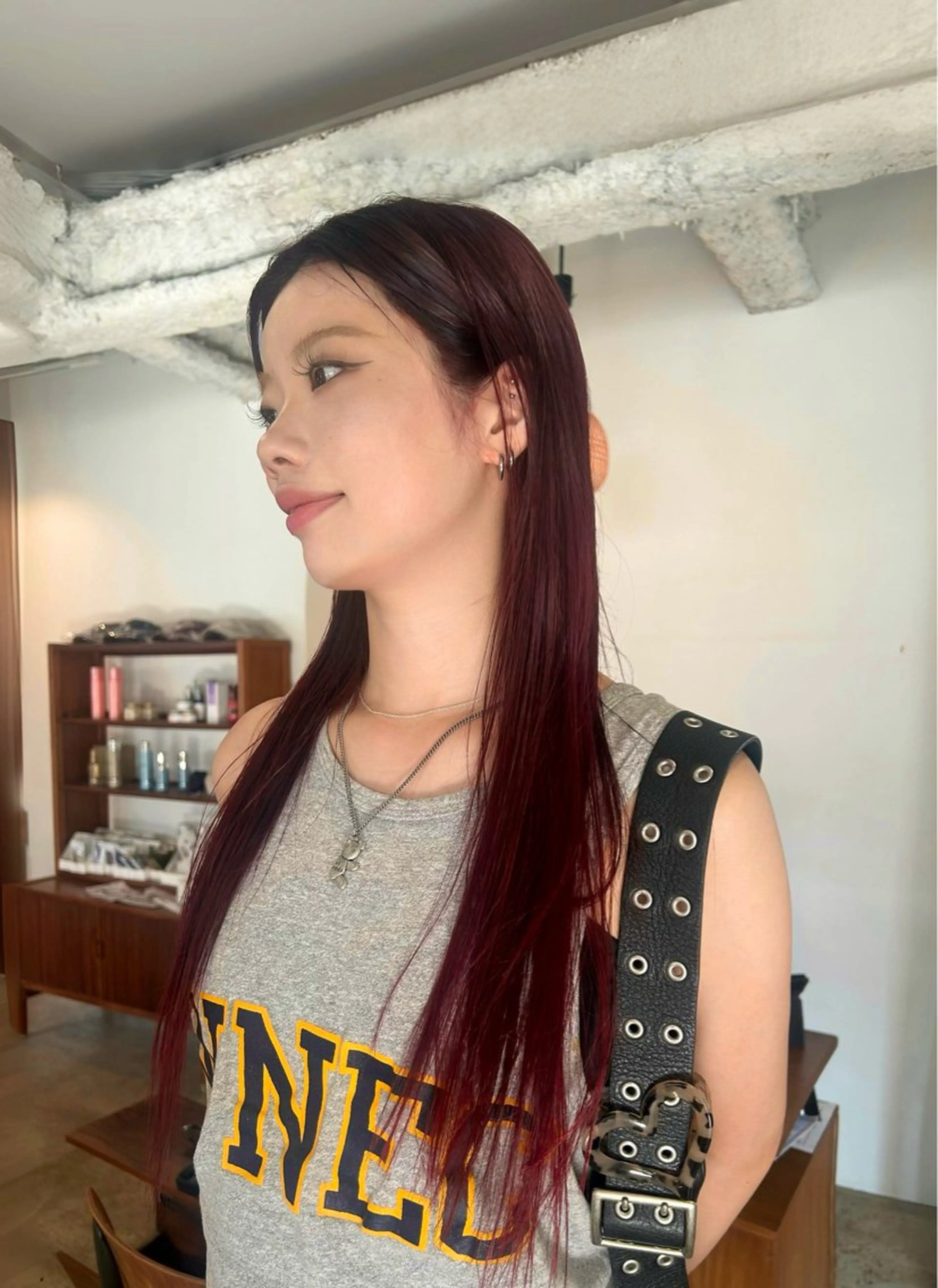 ロング カラー ヘアアレンジ ブリーチ 🎀suzuna 透明感colorのヘアスタイル