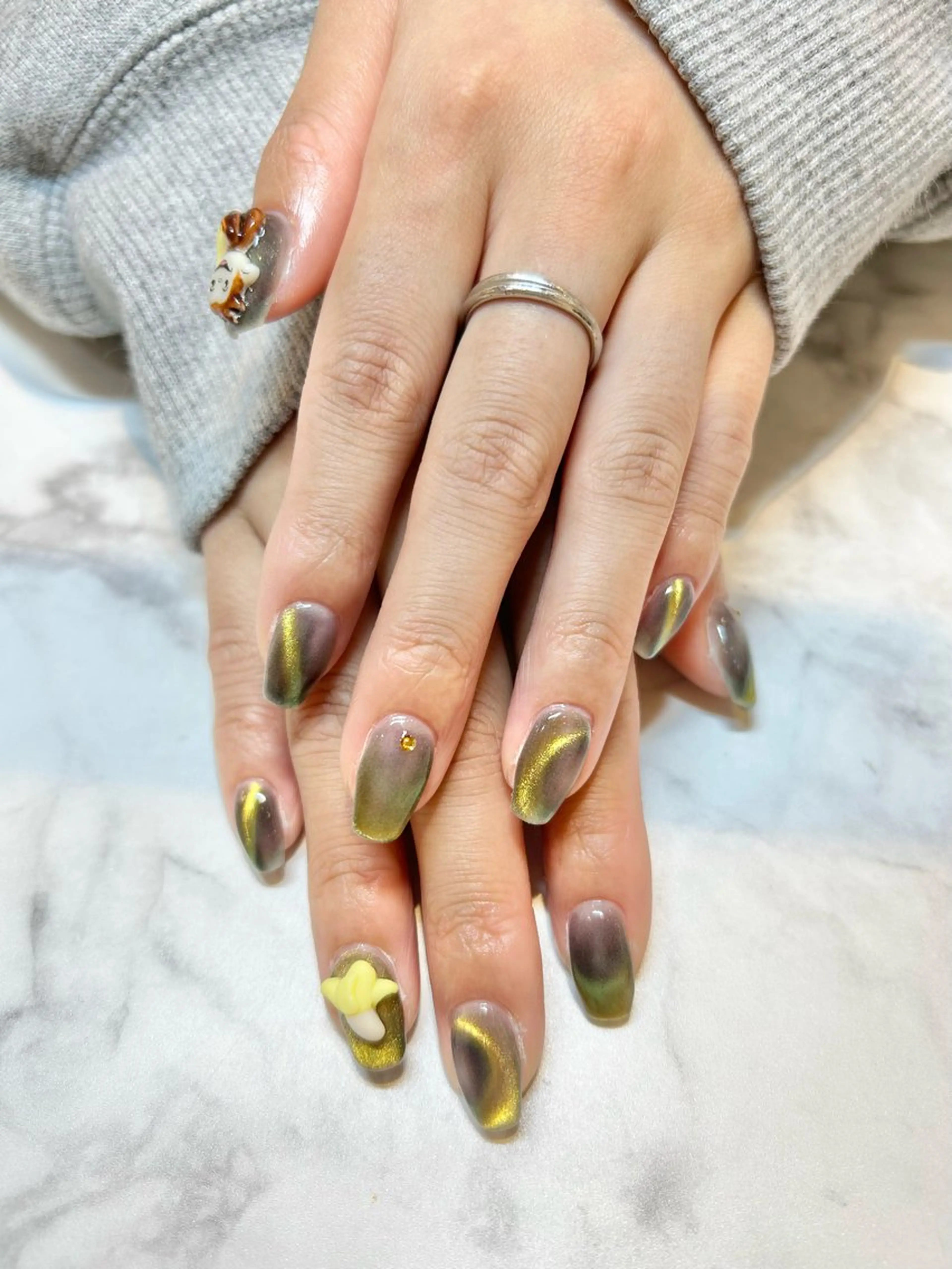 ネイル ハンドネイル フットネイル Bianca 今池店  rinnのネイルデザイン