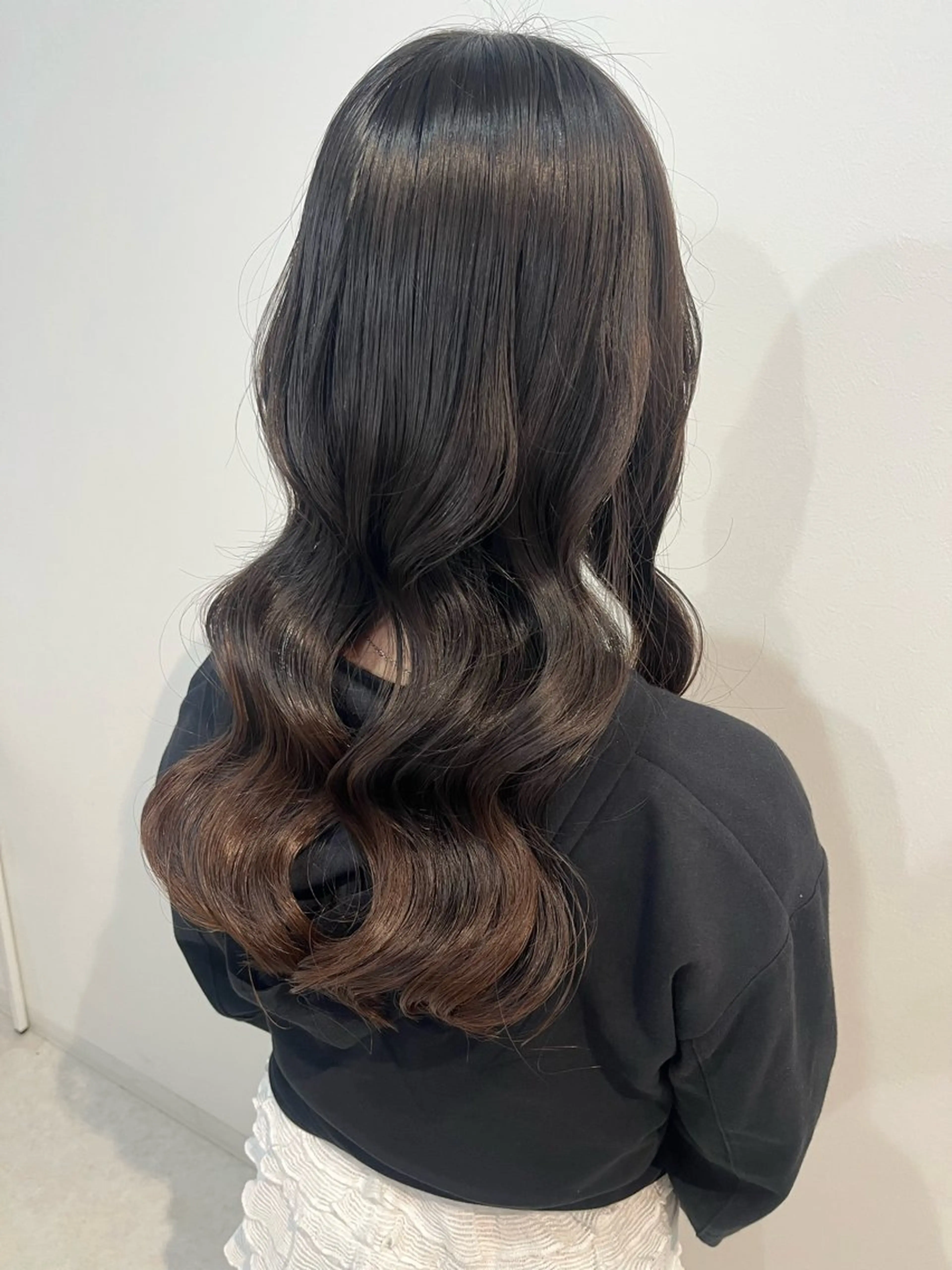 ロング ヨシンモリ 韓国風ヘア ロング Dityca tia所属・さくら/ ヘアセット 無料モデル募集のヘアスタイル