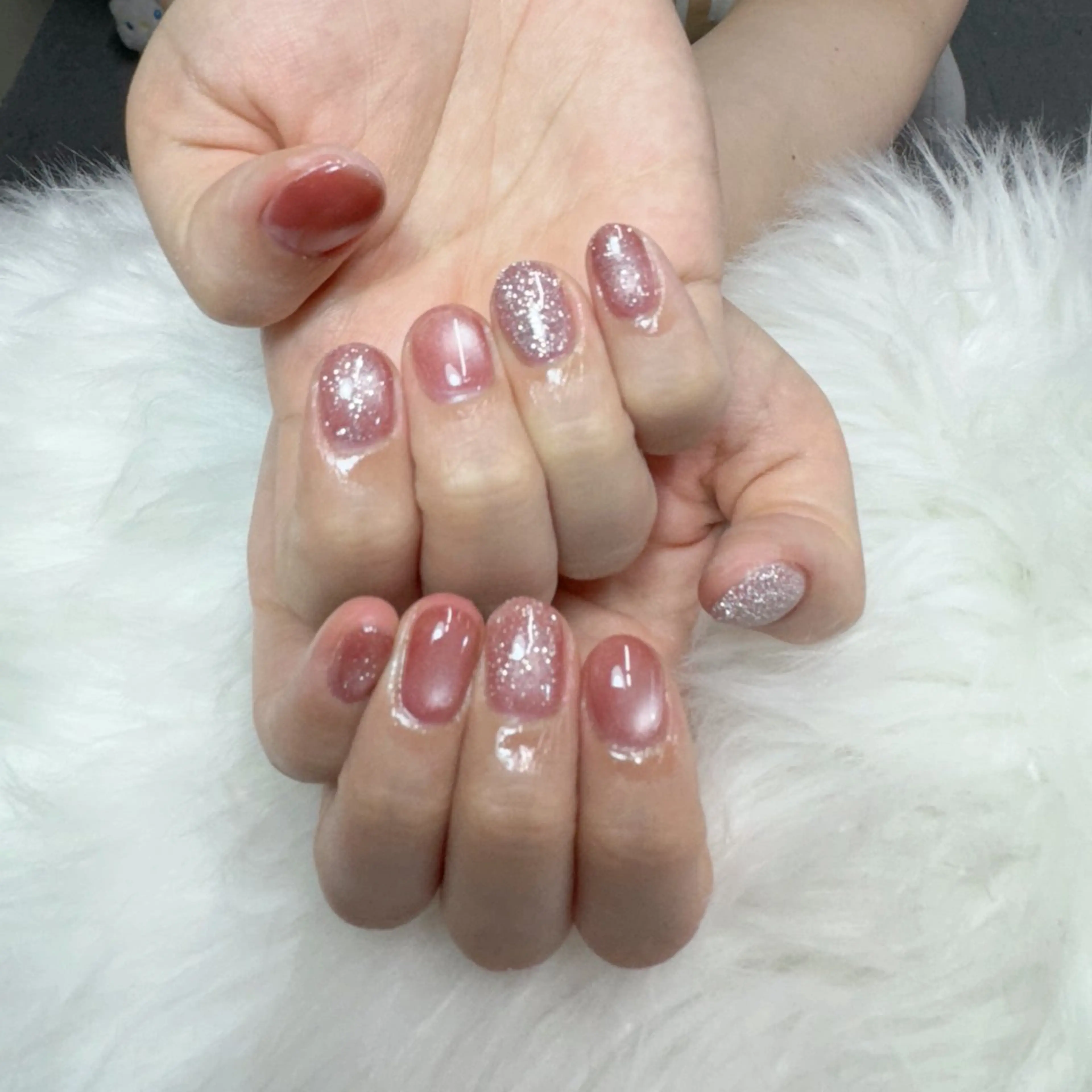 ネイル ハンドネイル 🎀 Lemode ワンホンネイル🎀のネイルデザイン