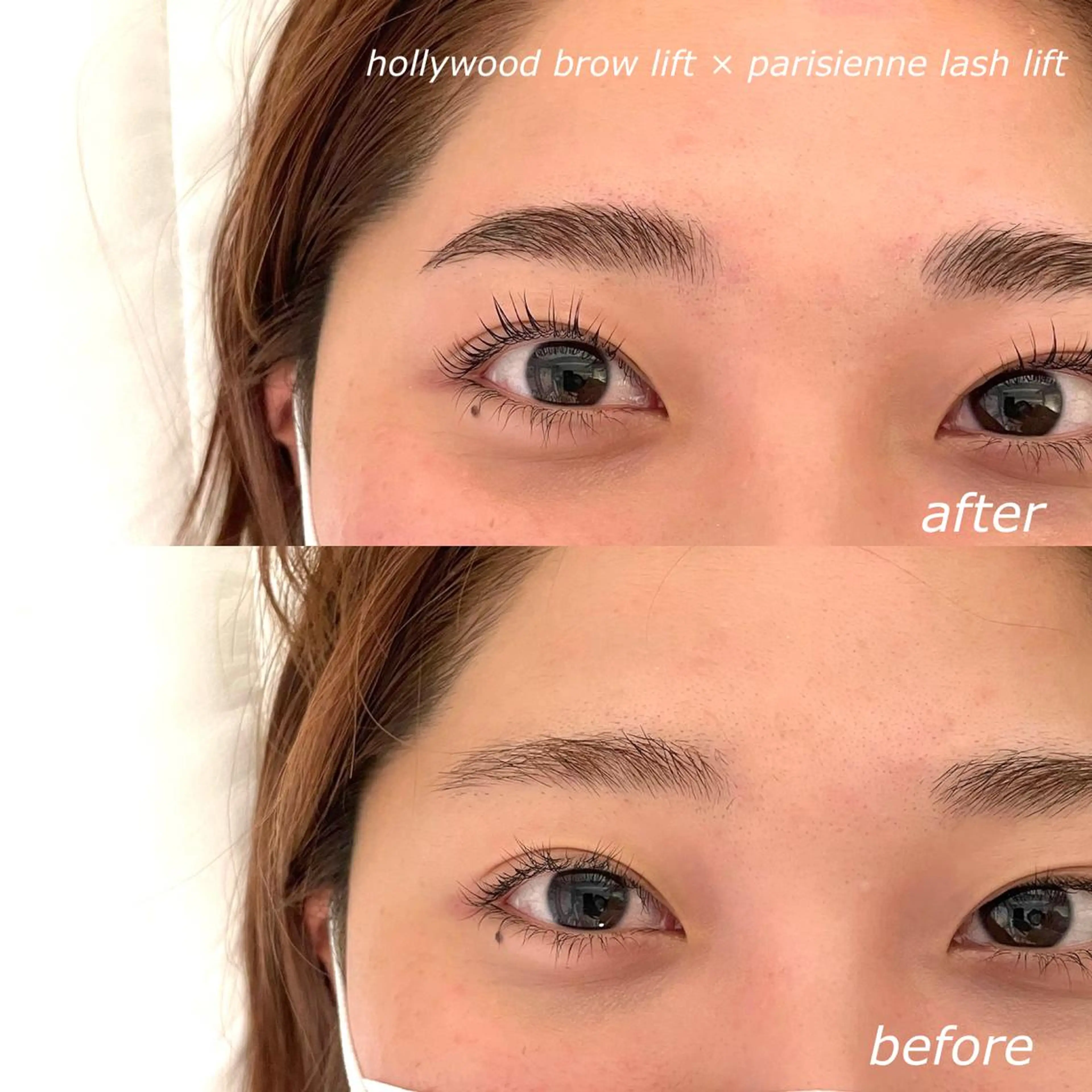 マツエク・マツパ アイブロウ ハリウッドブロウリフト パリジェンヌラッシュリフト GO TODAY SHAiRE SALON Vellmie店所属・吉祥寺kasumi 🌛eye/browのマツエク・マツパデザイン