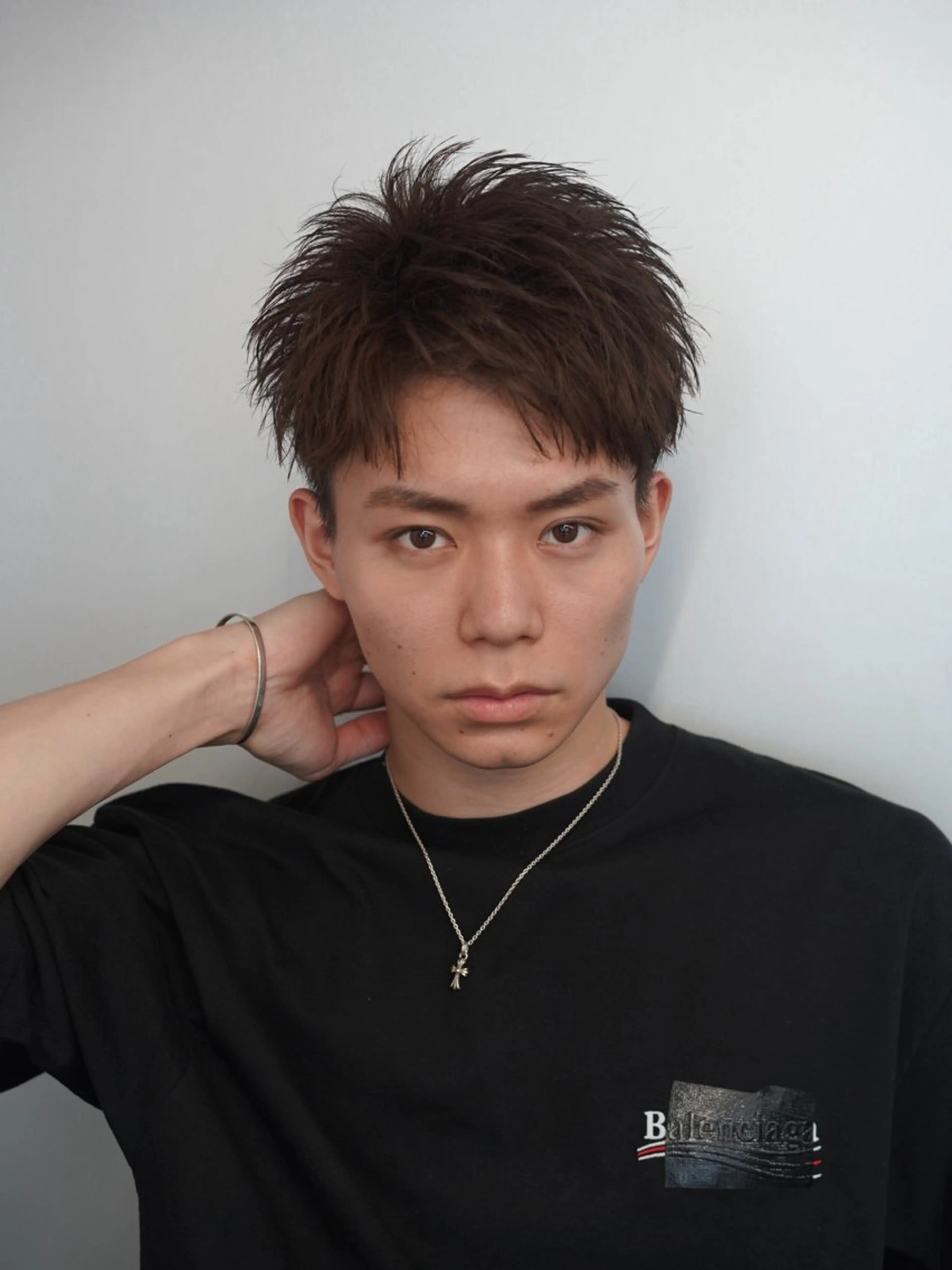 ショート メンズ メンズパーマ 波巻きパーマ fifth リュウセイのヘアスタイル