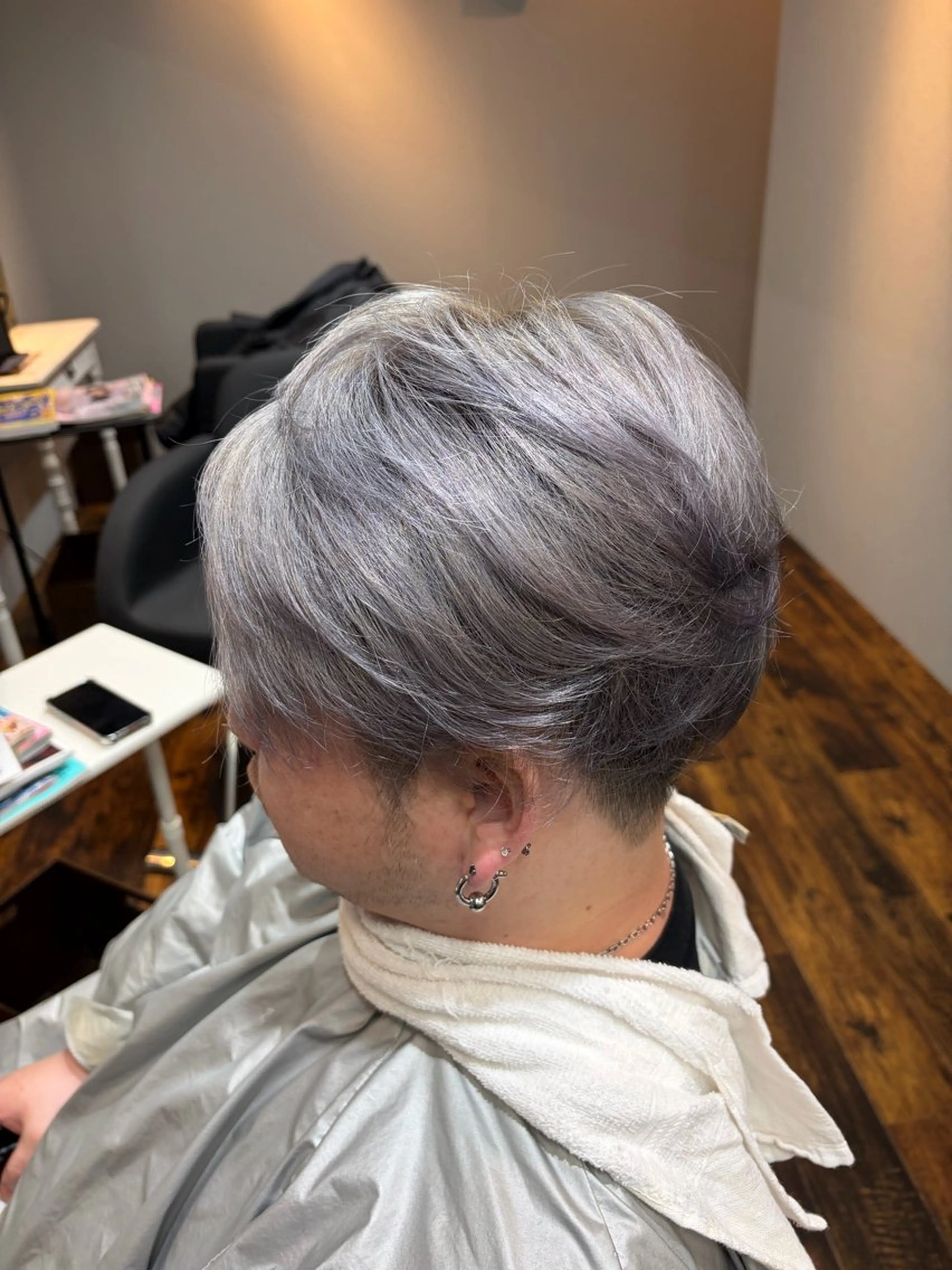 ショート ヘアカラー トリートメント SOZO Hair Make GINZA所属・👑艶髪/ブリーチ/ 縮毛矯正/パーマ👑のヘアスタイル